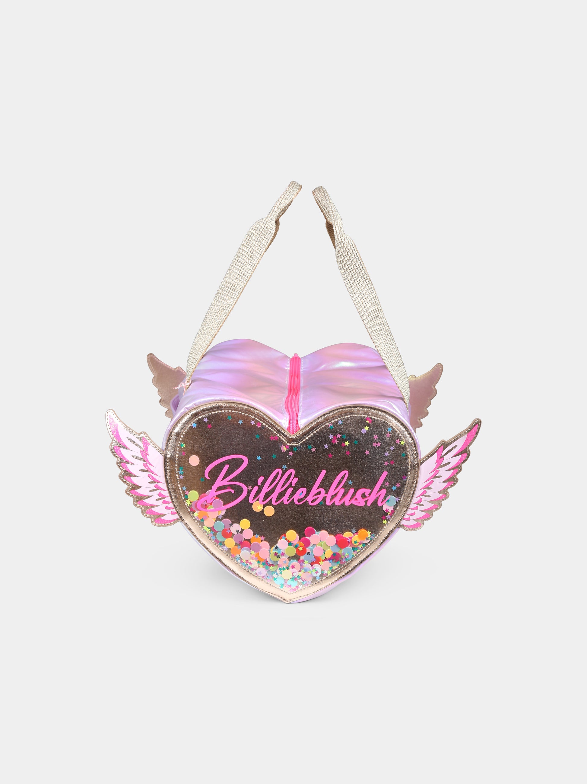 Borsa viola per bambina con logo,Billieblush,U20620 Z98