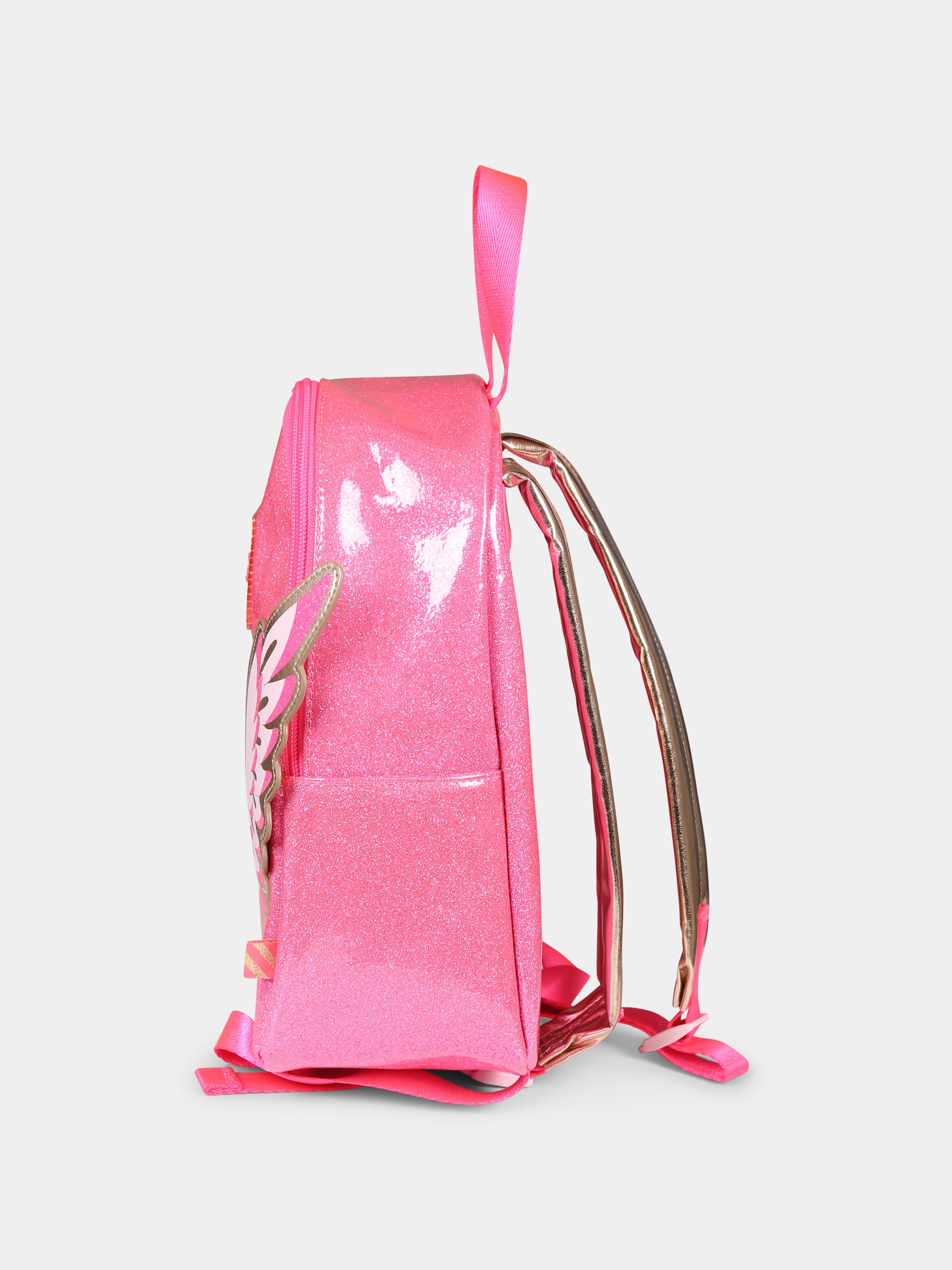 Zaino fucsia per bambina con ali,Billieblush,U20591 47A