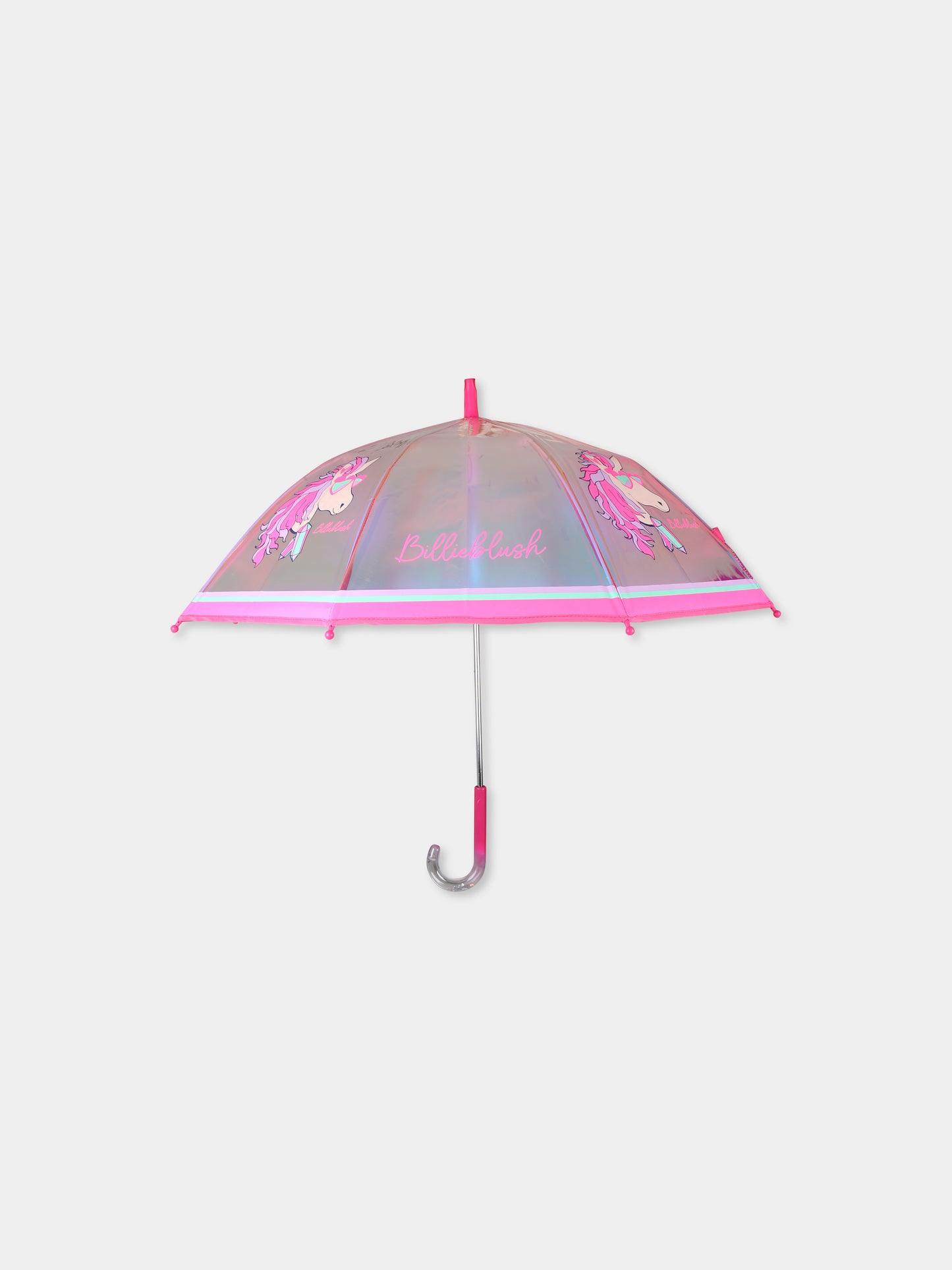 Ombrello trasparente per bambina con pegaso,Billieblush,U20594 47A