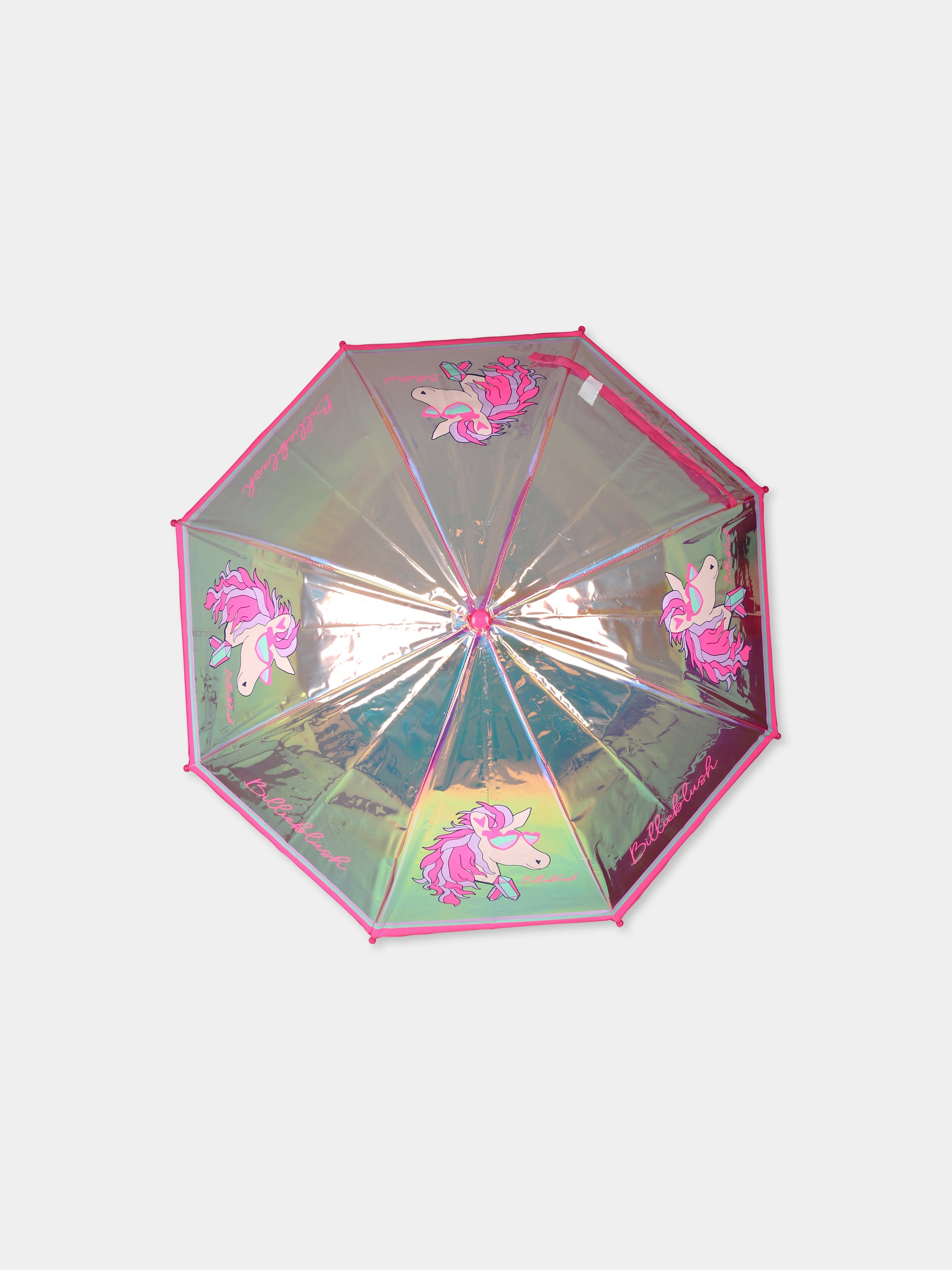 Ombrello trasparente per bambina con pegaso,Billieblush,U20594 47A