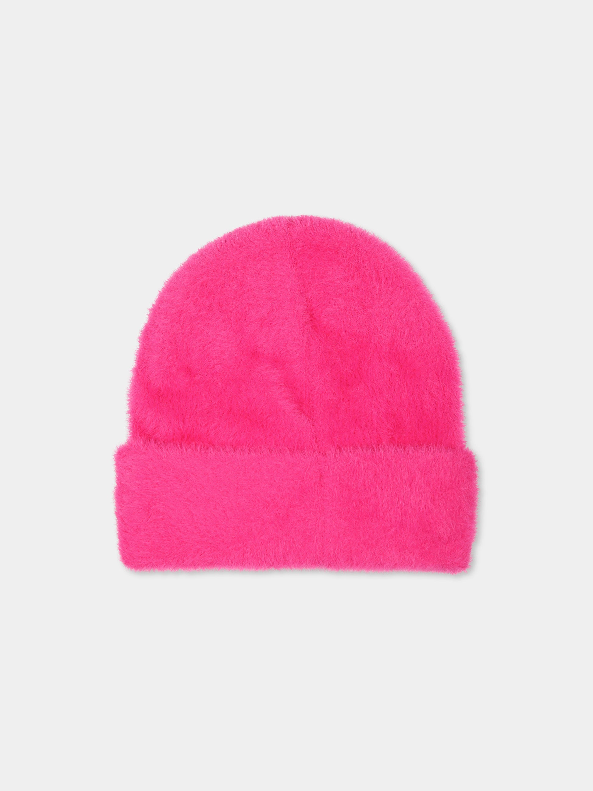 Berretto fucsia per bambina con logo,Marc Jacobs,W60347 433