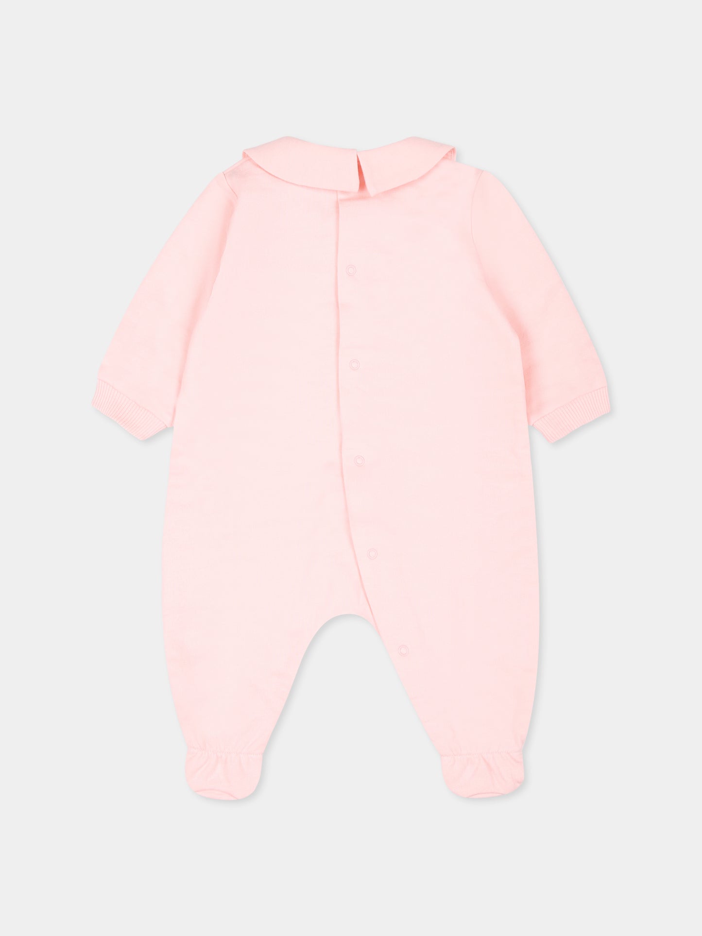 Set tutine rosa per neonata con Teddy Bear,Moschino Kids,MUY077 LCA40 50209