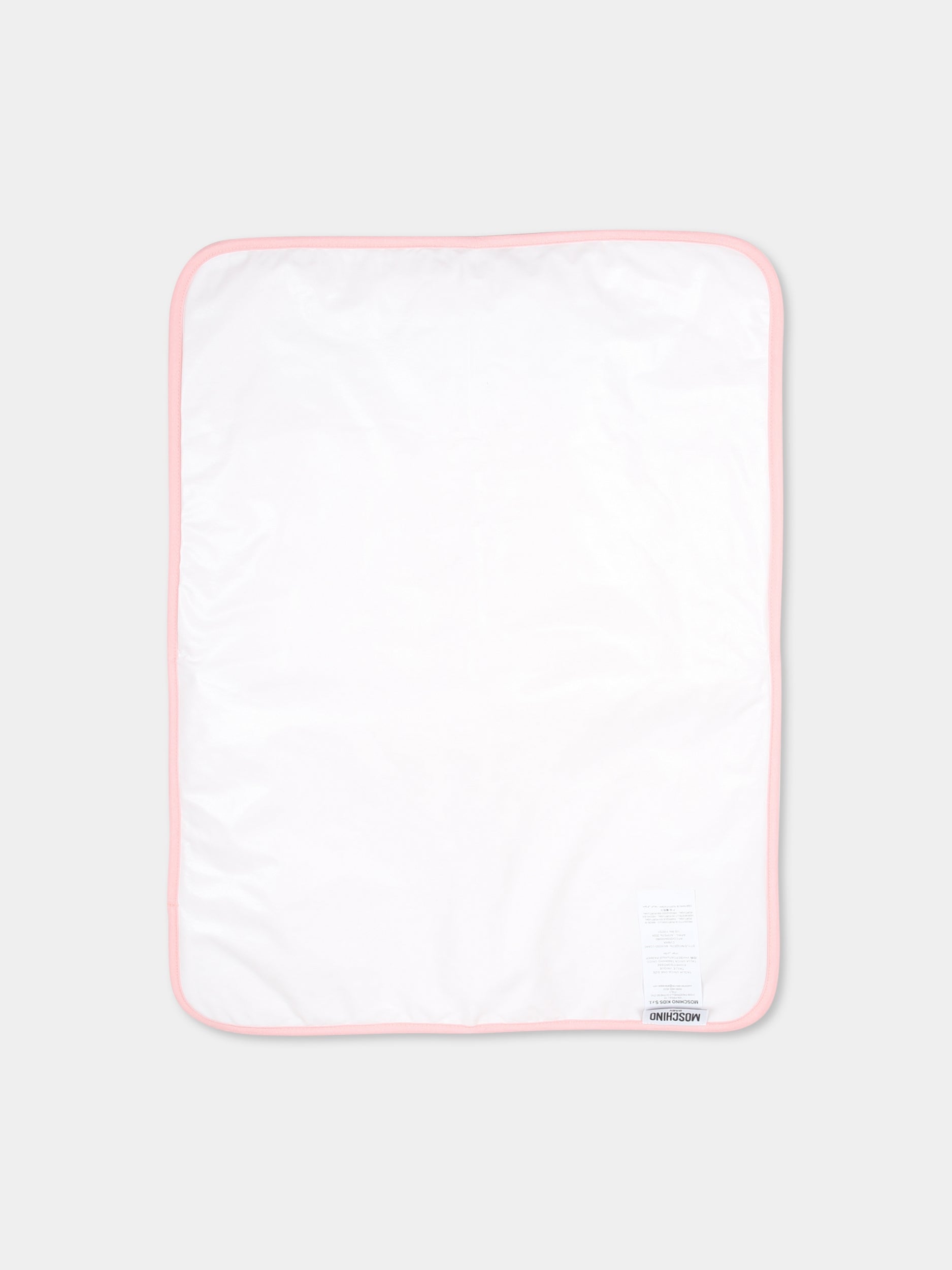 Borsa mamma rosa per neonata con tre Teddy Bears,Moschino Kids,MVX03D LCA40 50209