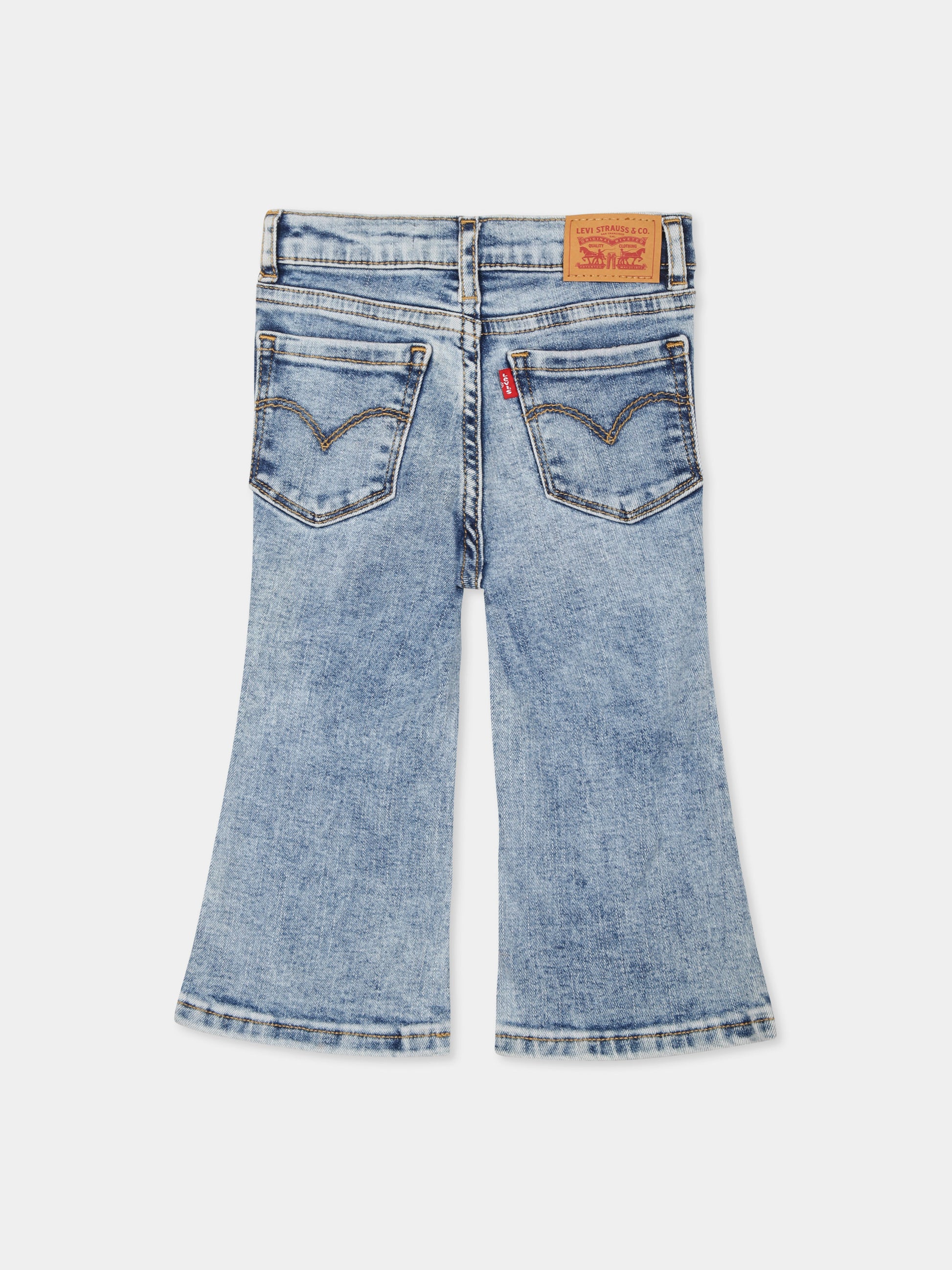 Jeans in denim 726 per neonata con patch logato,Levi's Kids,1EK988 L95