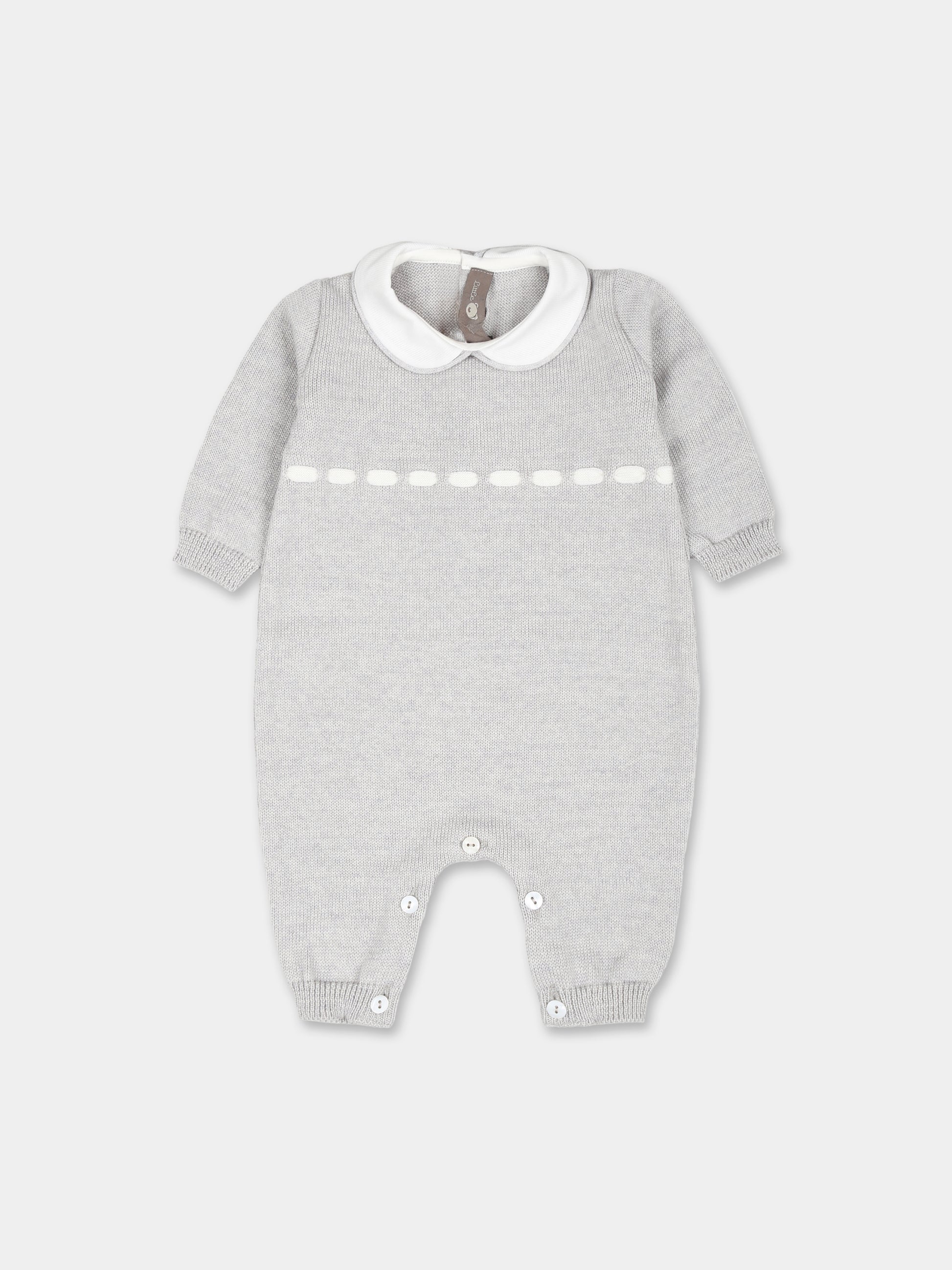 Tutina grigia per neonati,Little Bear,9117 GRIGIO/LATTE