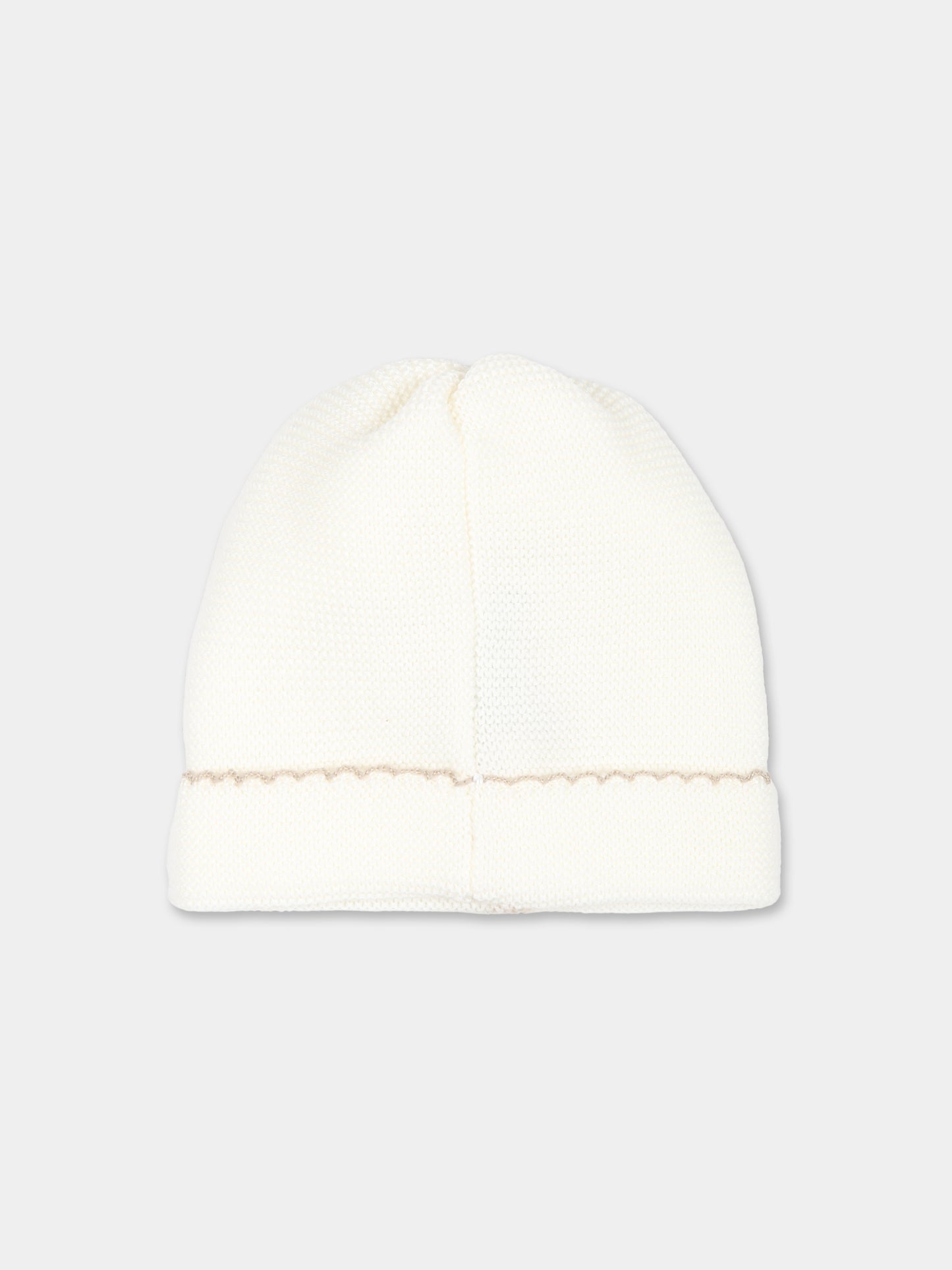 Cappello bianco per neonati,Little Bear,9121 LATTE/TORTORA