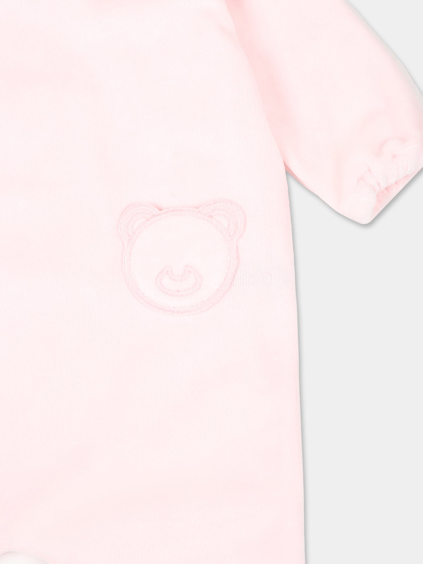 Tutina rosa per neonata con logo,Little Bear,9034 CIPRIA