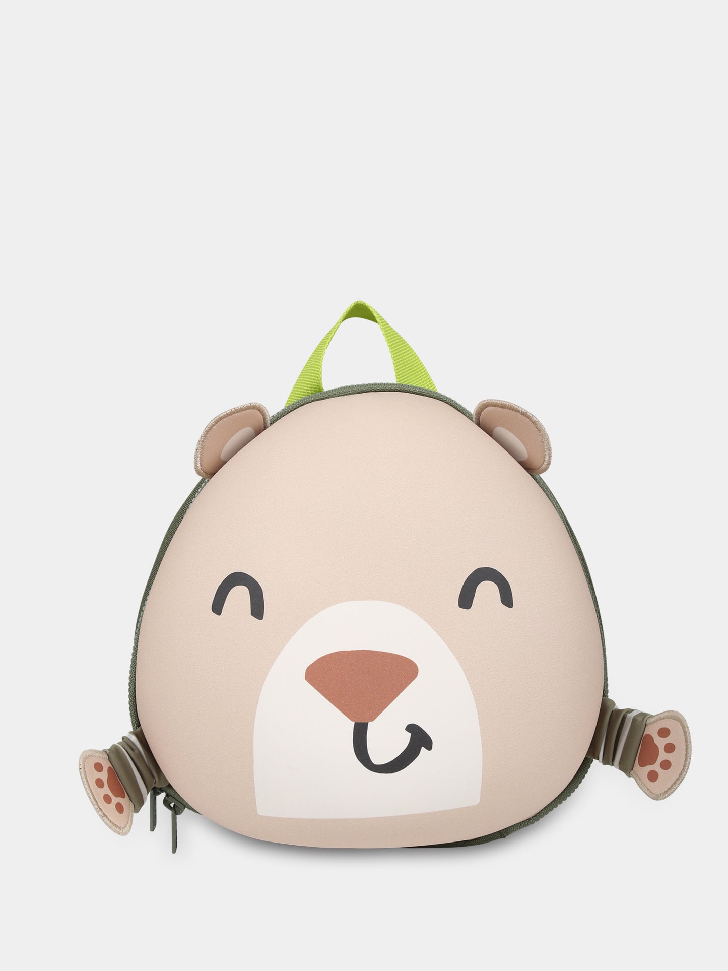 Zaino beige per neonato con orso,Mayoral,10784 040