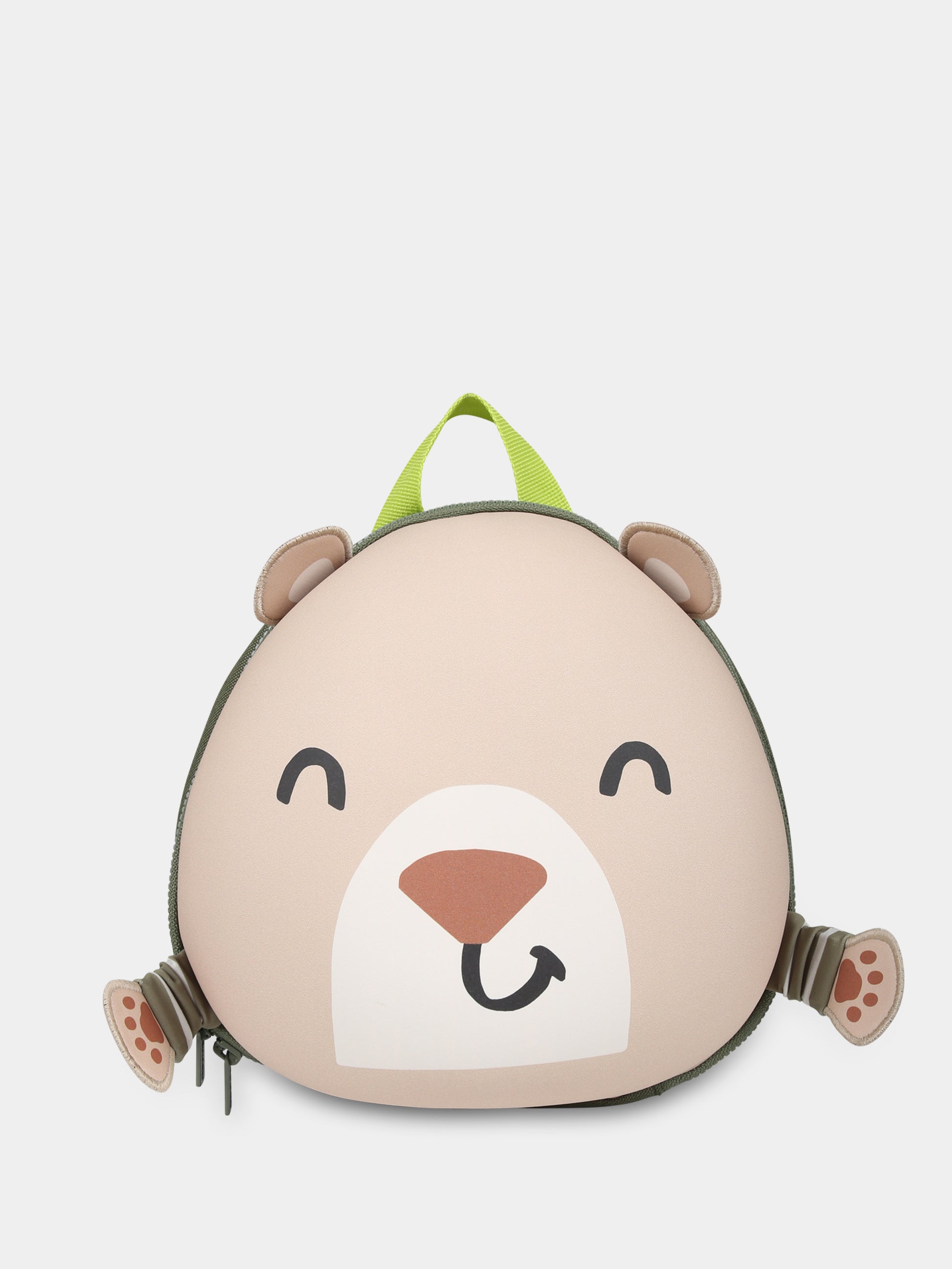 Zaino beige per neonato con orso,Mayoral,10784 040
