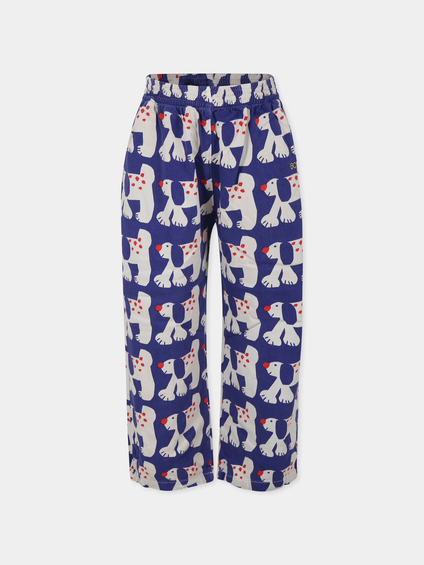Pantaloni blu per bambini con cane,Bobo Choses,B224AC092