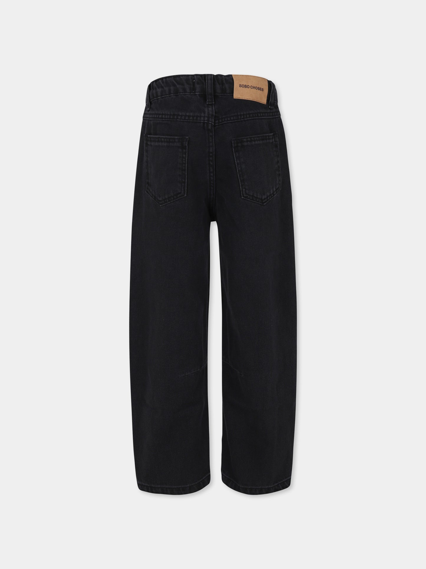 Jeans neri per bambini con logo,Bobo Choses,B224AC107