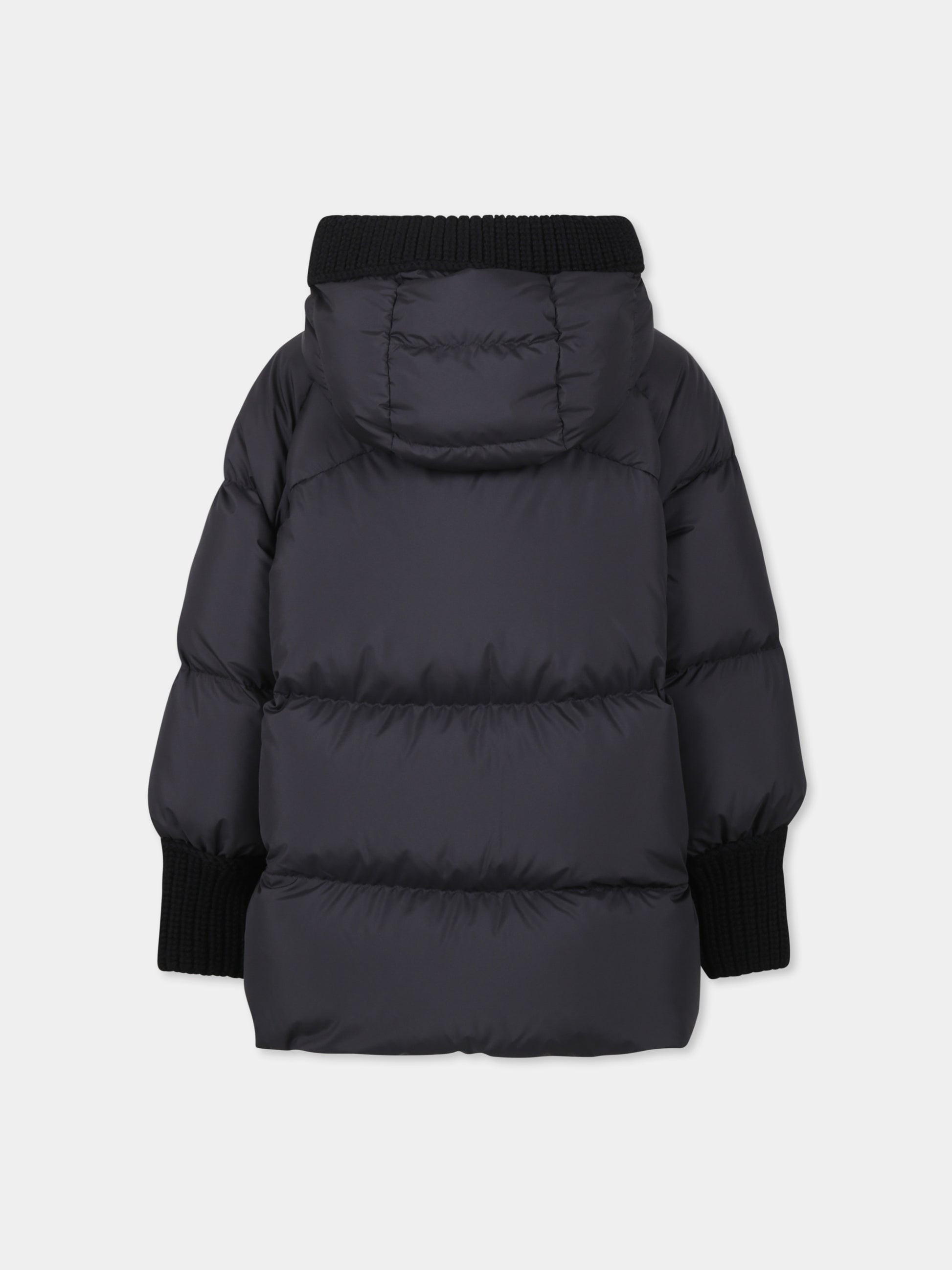 Piumino Ronda nero per bambino con logo,Moncler Kids,J2954 1A00087 54A81 999