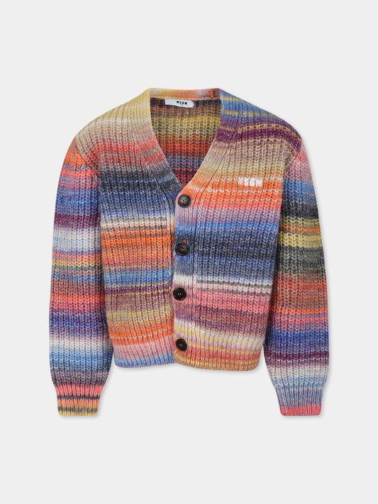 Cardigan multicolor per bambino,Msgm Kids,F4MSJBCA204 140