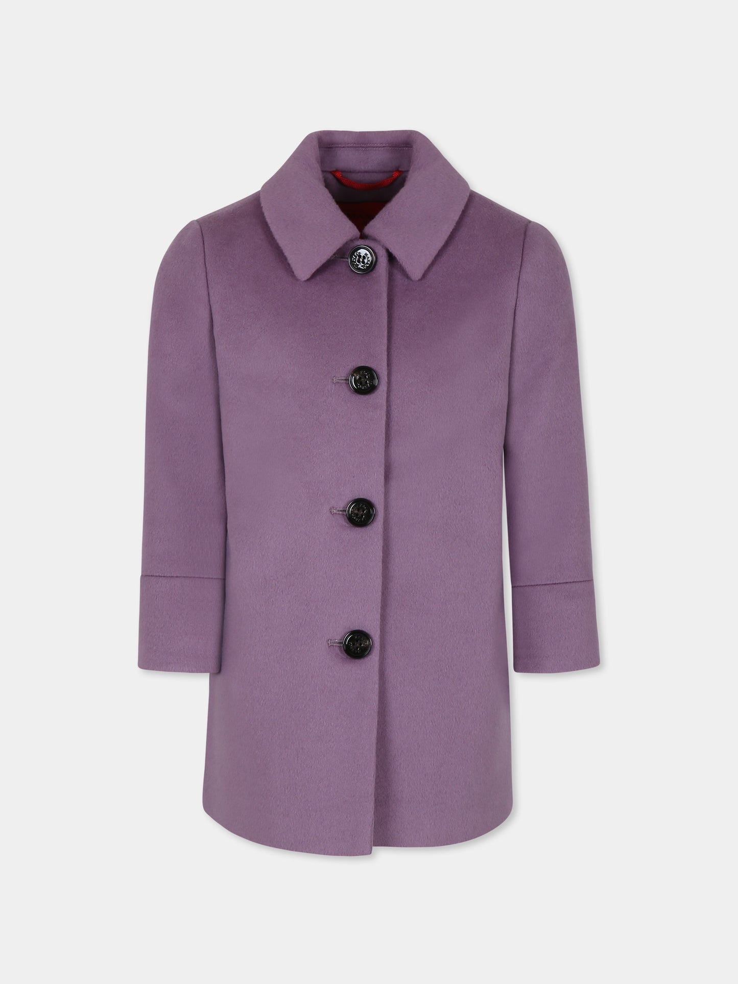 Cappotto viola per bambina,Max&co,MX0093 MX052 MAXJ15F MX601