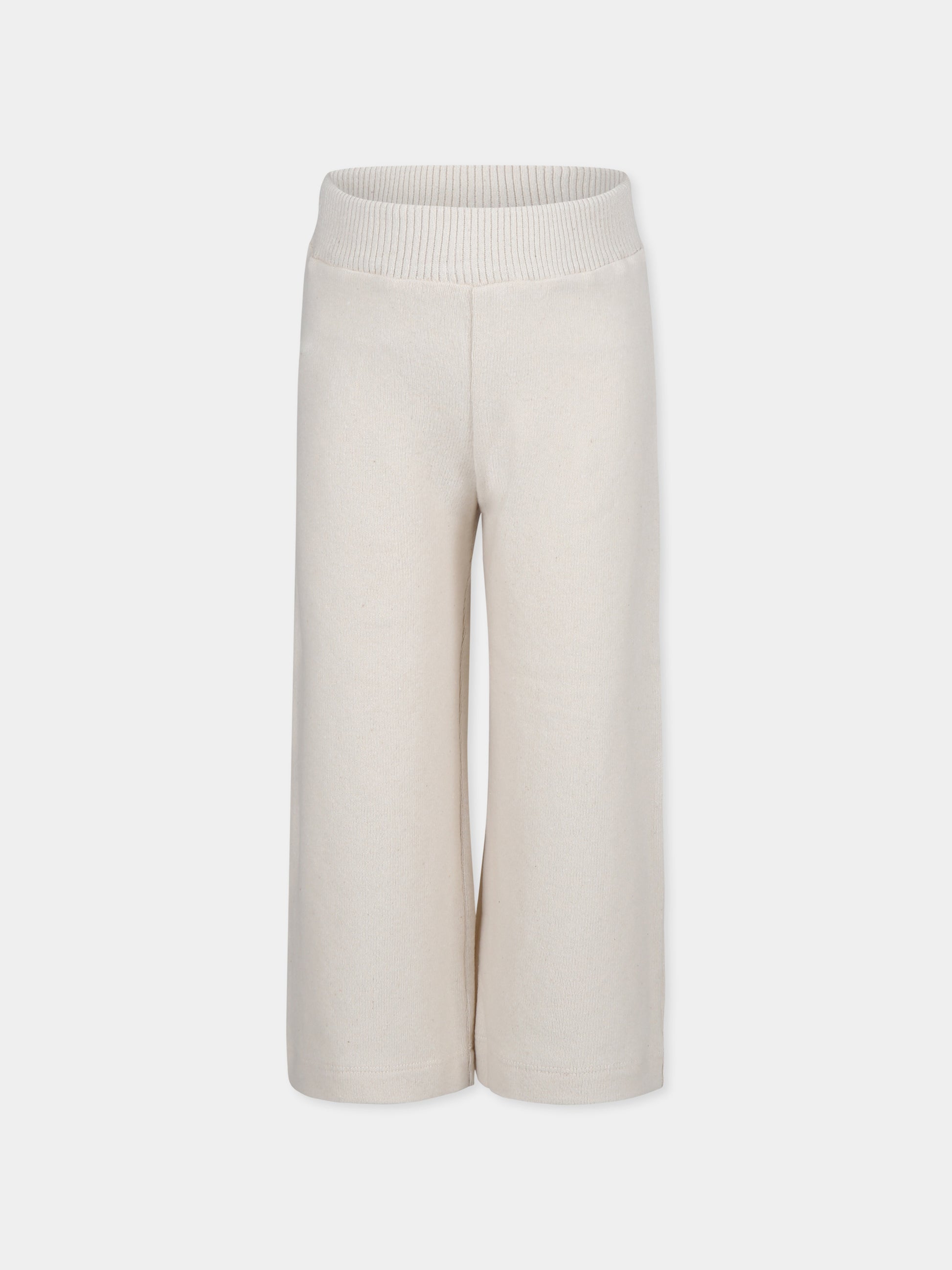 Pantaloni avorio Gaia per bambina,Caffe' D'orzo,ZV6A60 Q0063 870