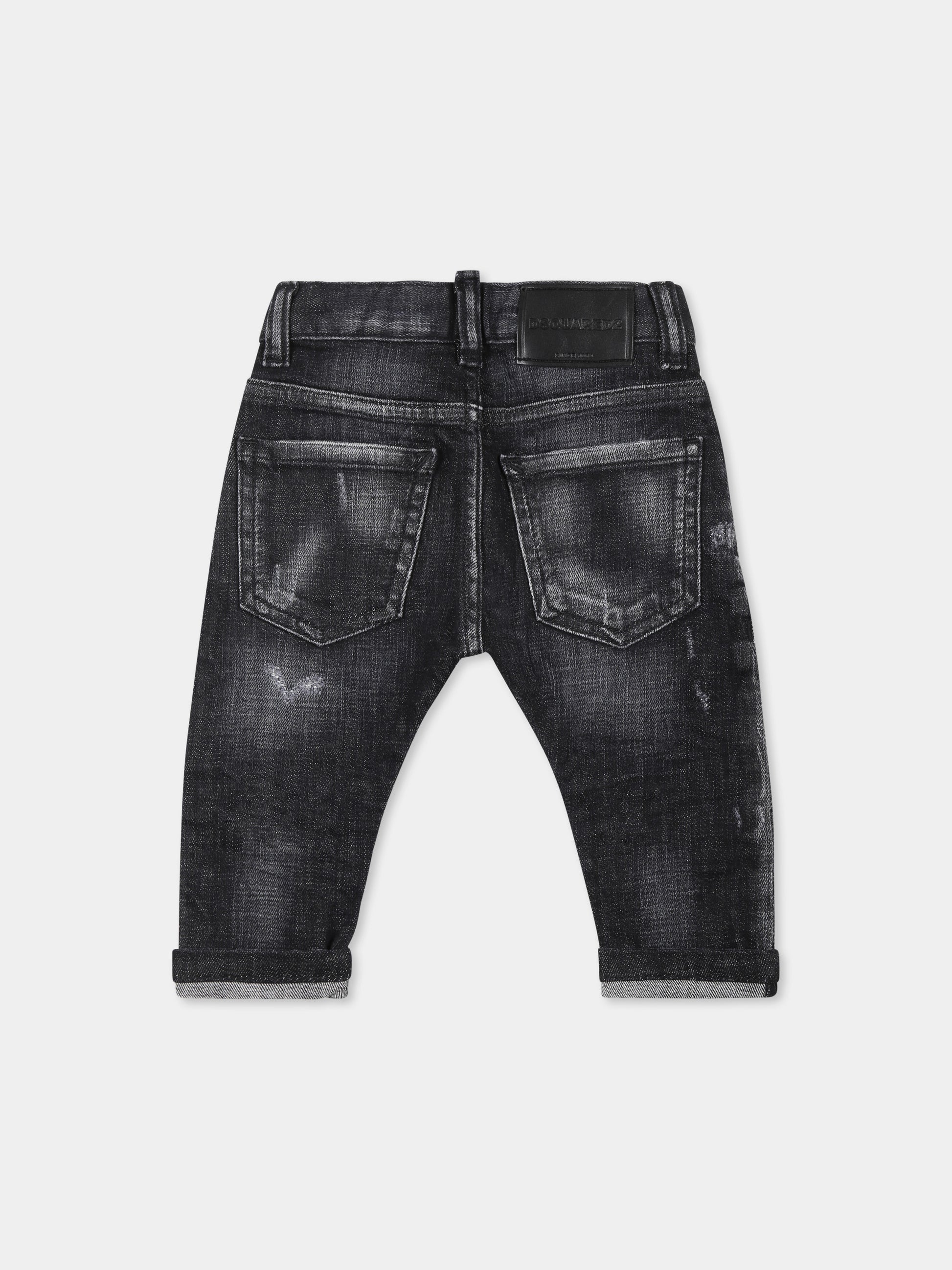 Jeans neri per neonato,Dsquared2,DQ01TC D0A97 D2P76AB DQ02