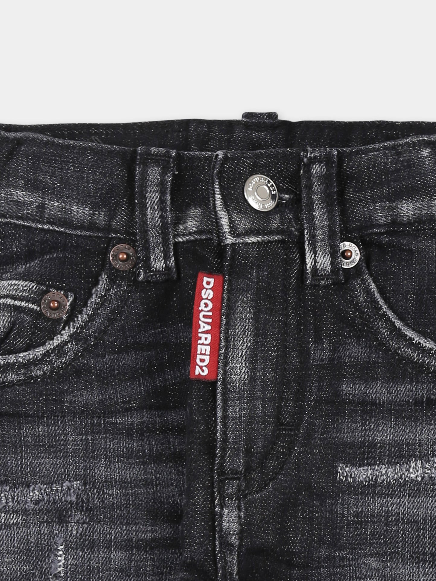 Jeans neri per neonato,Dsquared2,DQ01TC D0A97 D2P76AB DQ02