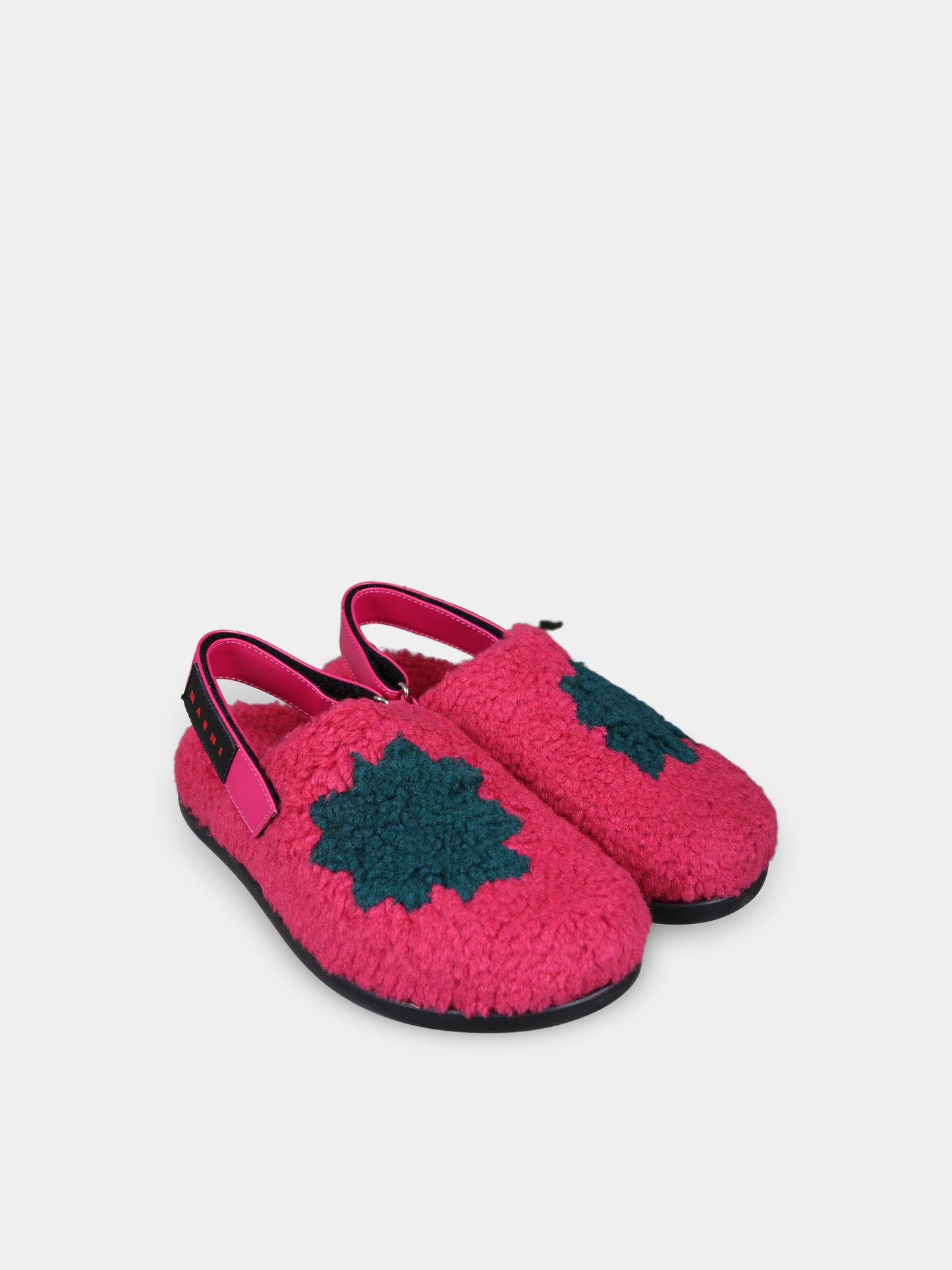 Sabot fucsia per bambina con stella,Marni Kids,78272 3