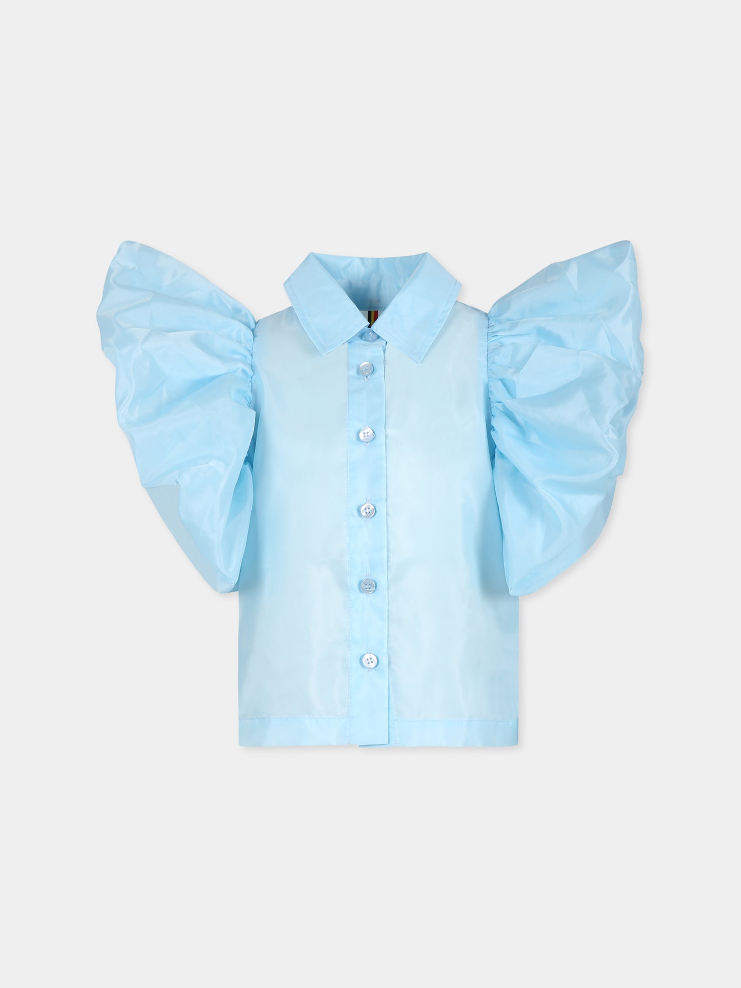 Camicia celeste per bambina,Caroline Bosmans,AW24 1501 9000 5012