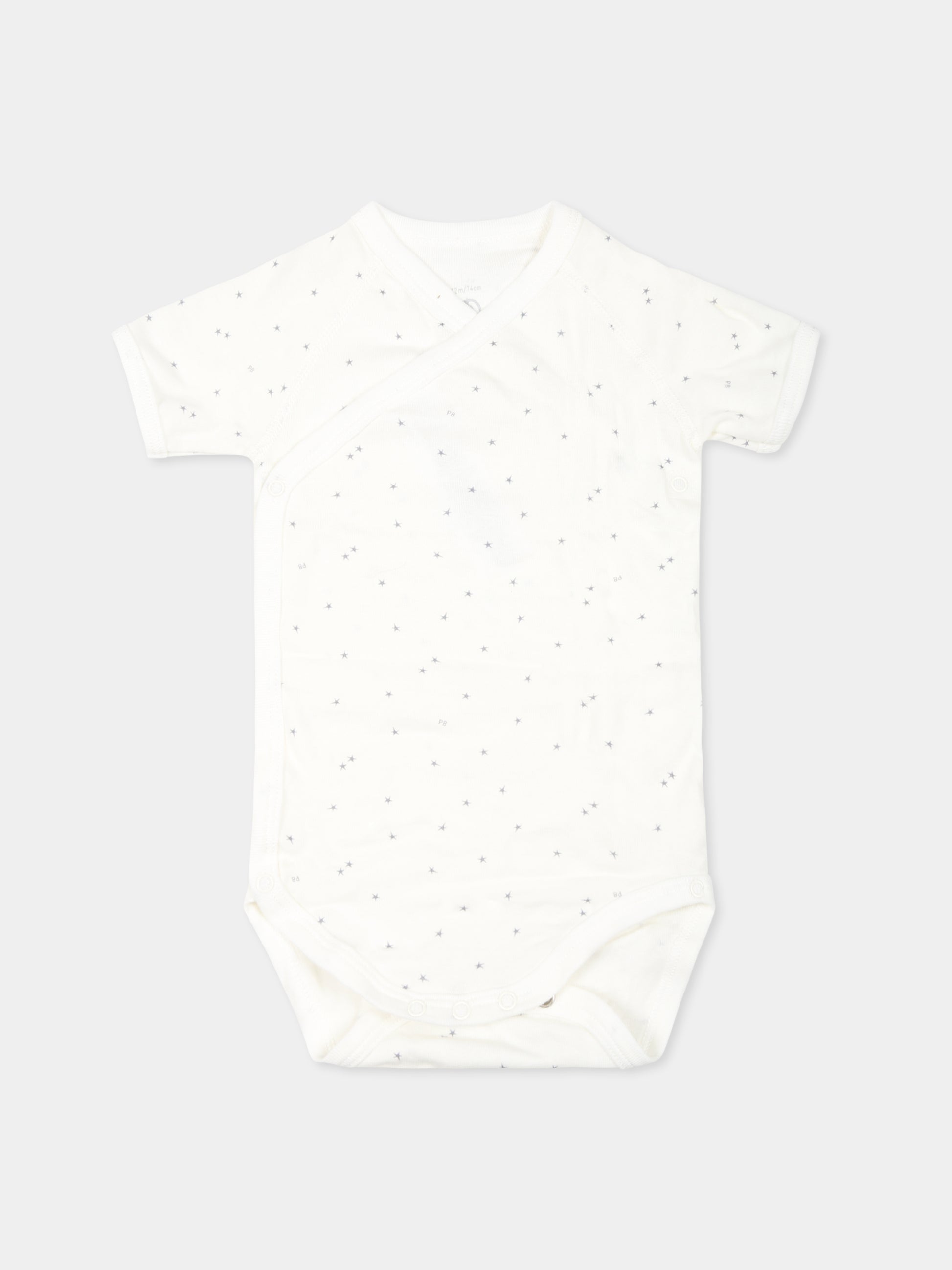 Set bianco per neonati con conigli e stelle,Petit Bateau,A0AV0 VARIANTE 1 00