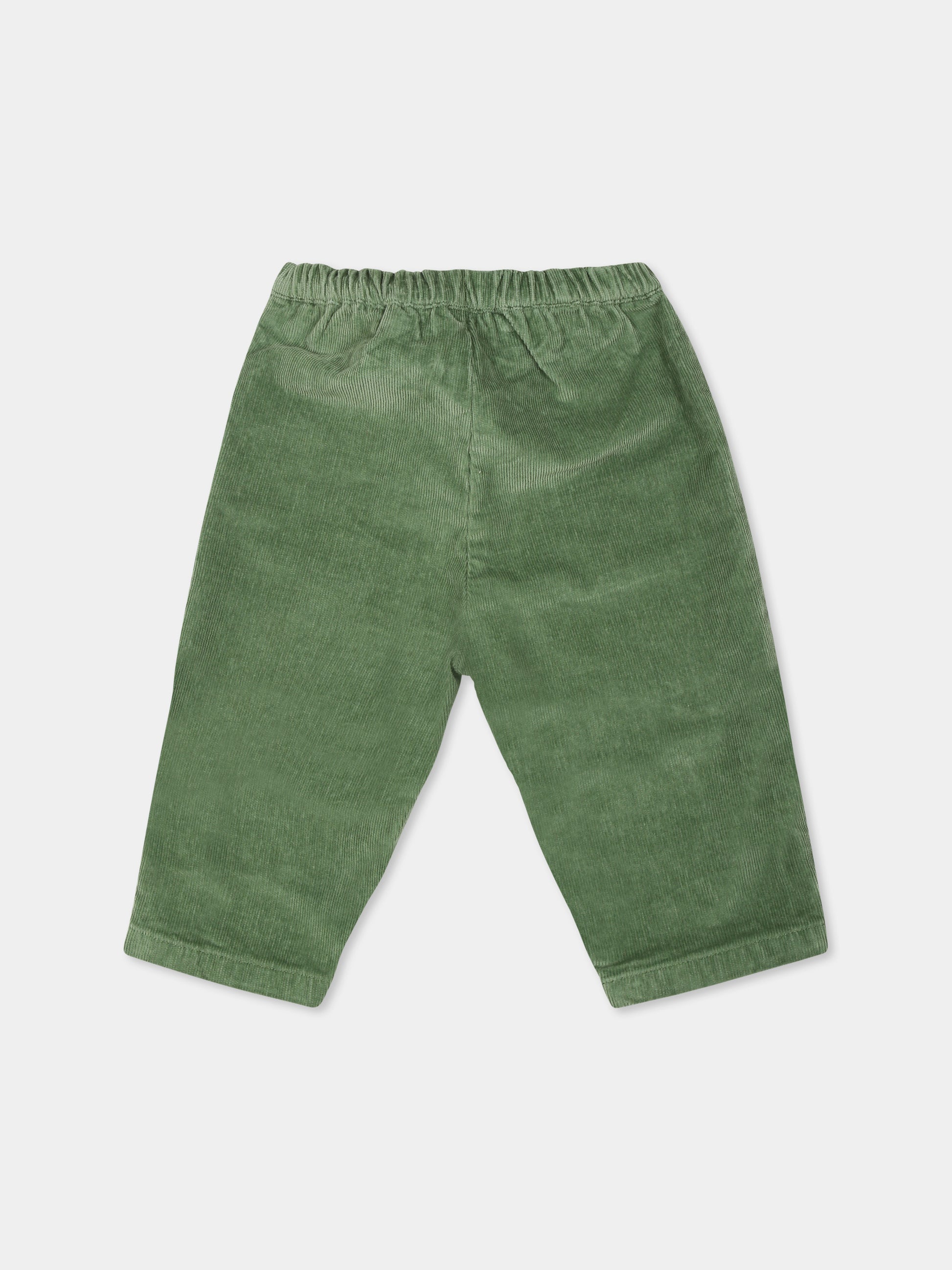 Pantaloni verdi per neonato,Petit Bateau,A0B15 PALMERAIE 02