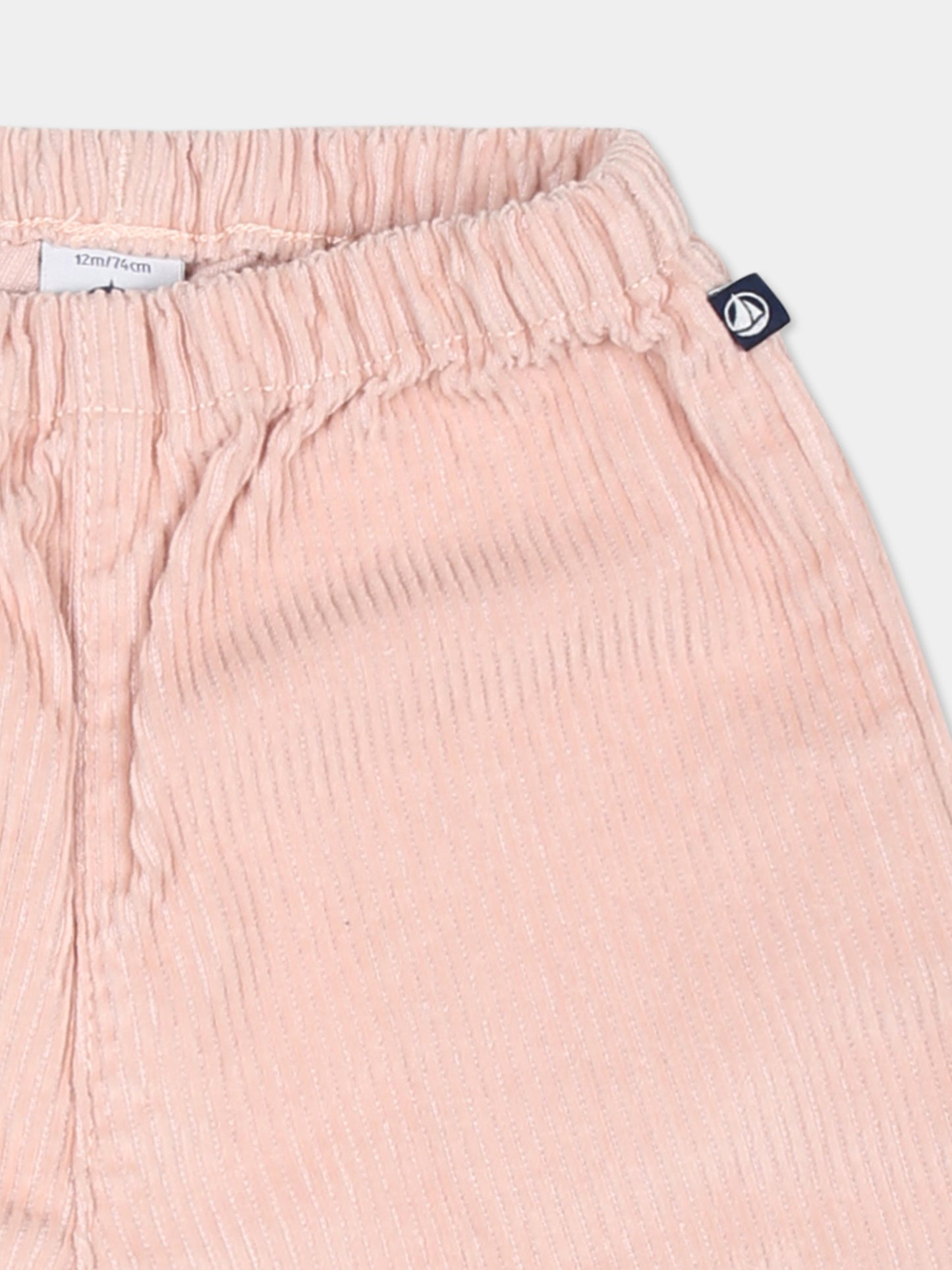 Pink trousers for baby girl