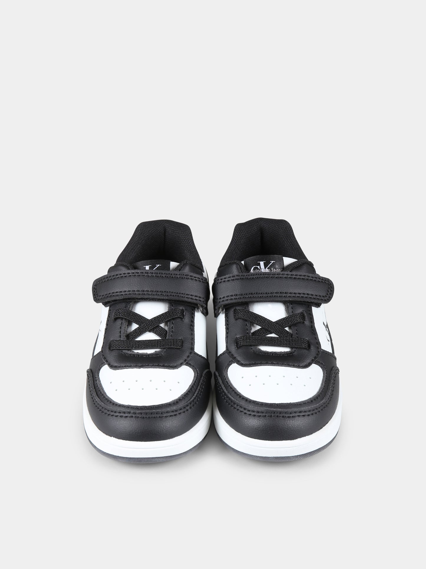 Sneakers nere per bambini con logo,Calvin Klein Kids,V1X9 81047 1355X001