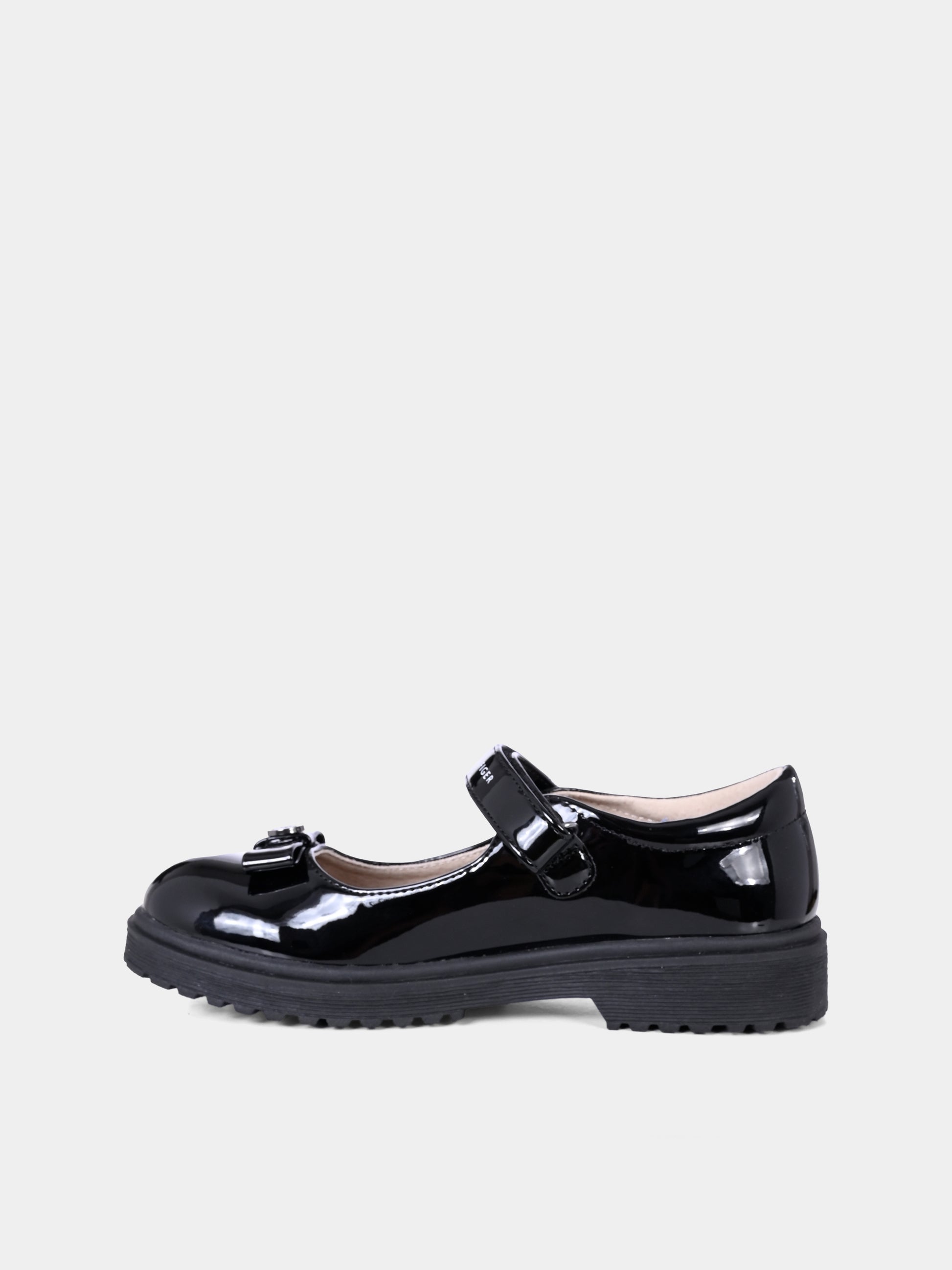 Ballerine nere per bambina con fiocco,Tommy Hilfiger Junior,T3A3 32580 0774999