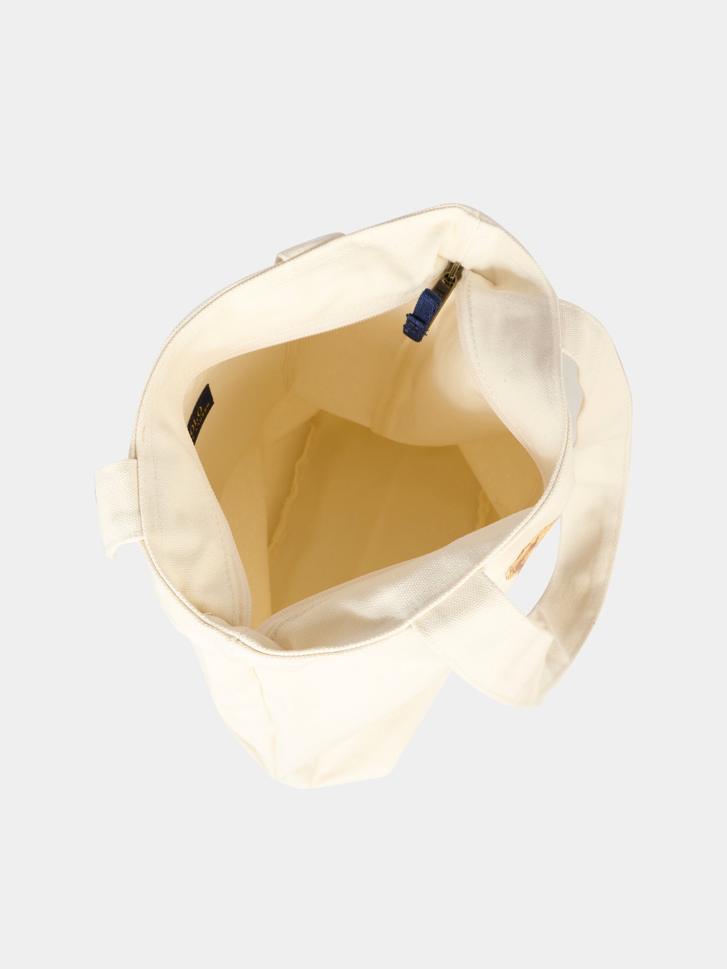 Borsa avorio per bambino con Polo Bear,Ralph Lauren Kids,9AR021 W3Y