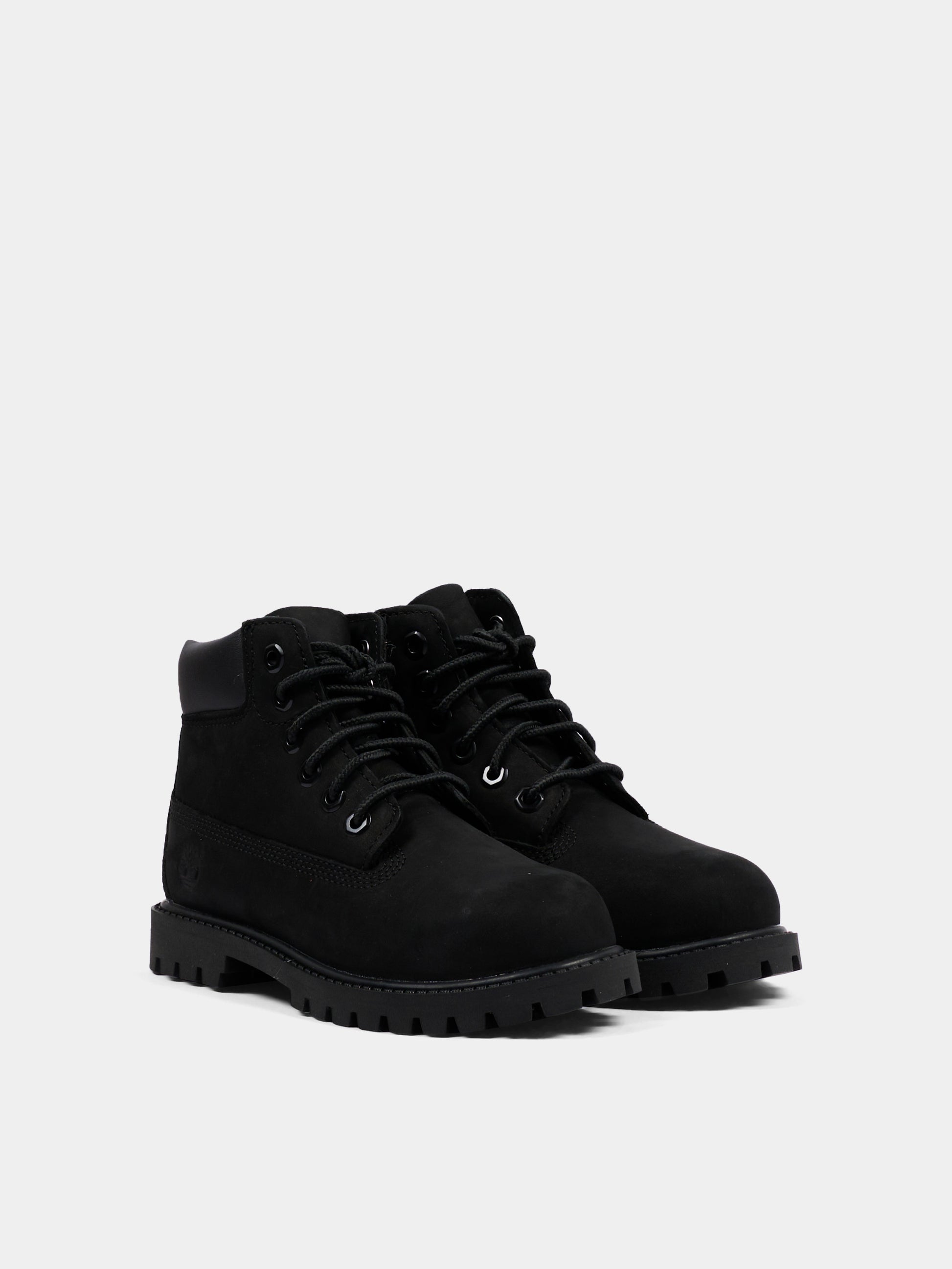 Anfibi neri per bambini con logo,Timberland,TB1128070011