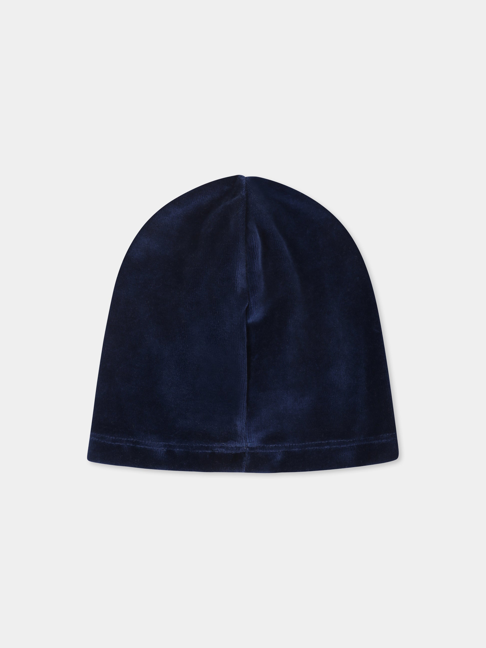 Cappello blu per neonata con orsetta,Nanán,I24619BL