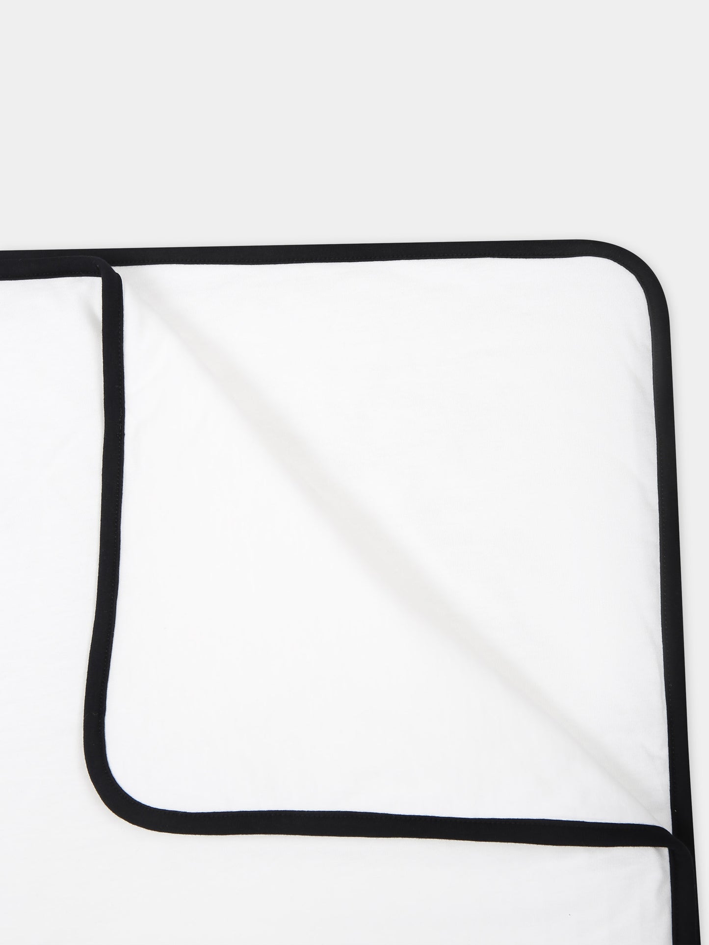 Coperta bianca per neonati con logo,Balmain Kids,6Q0B50 J0006 100NE