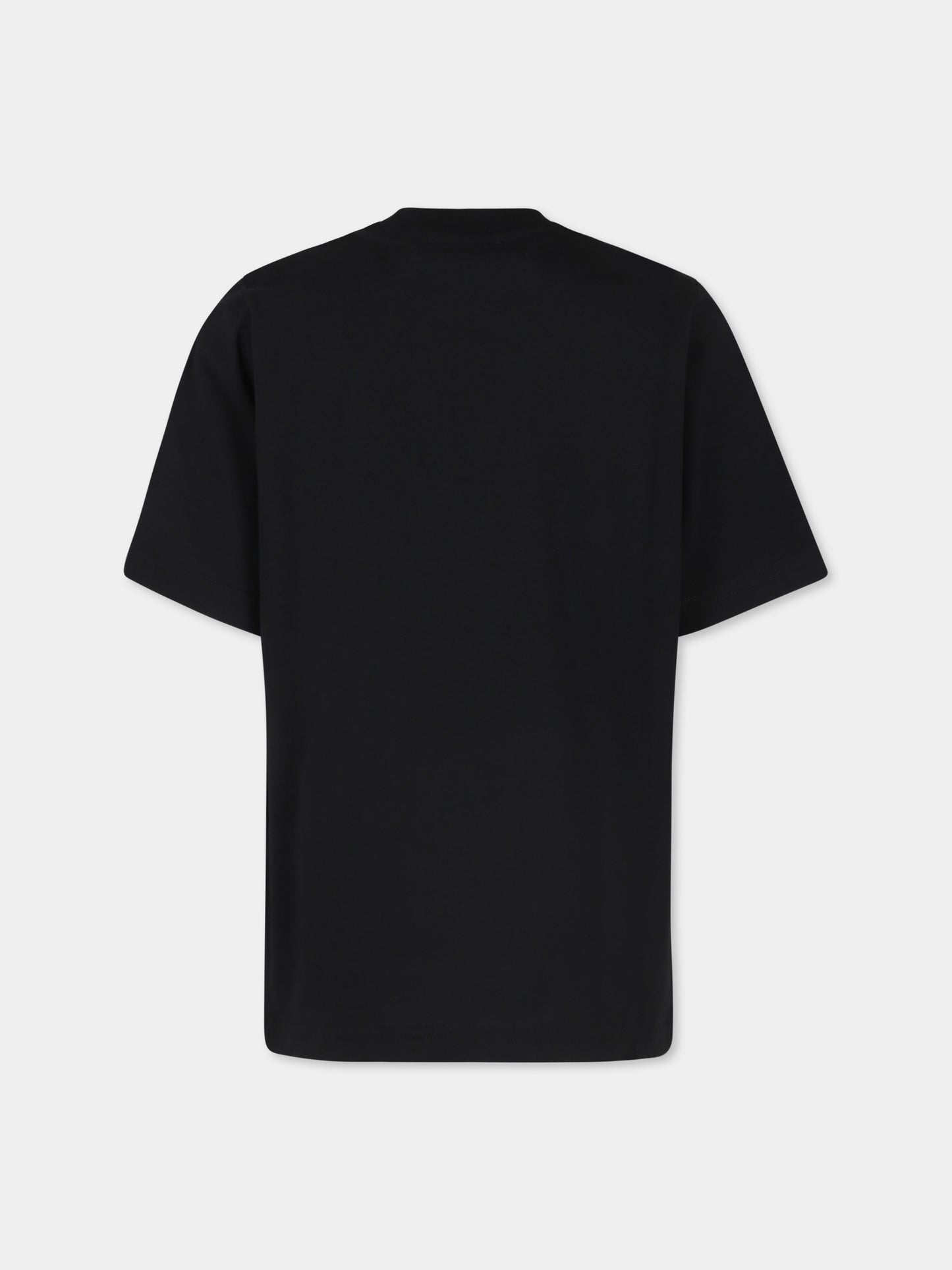 T-shirt nera per bambino con logo,Dsquared2,DQ2659 D00MV D2T1114U DQ900