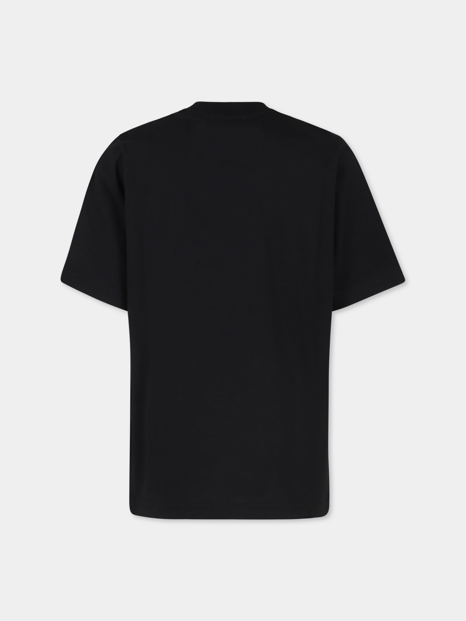 T-shirt nera per bambino con logo,Dsquared2,DQ2659 D00MV D2T1114U DQ900