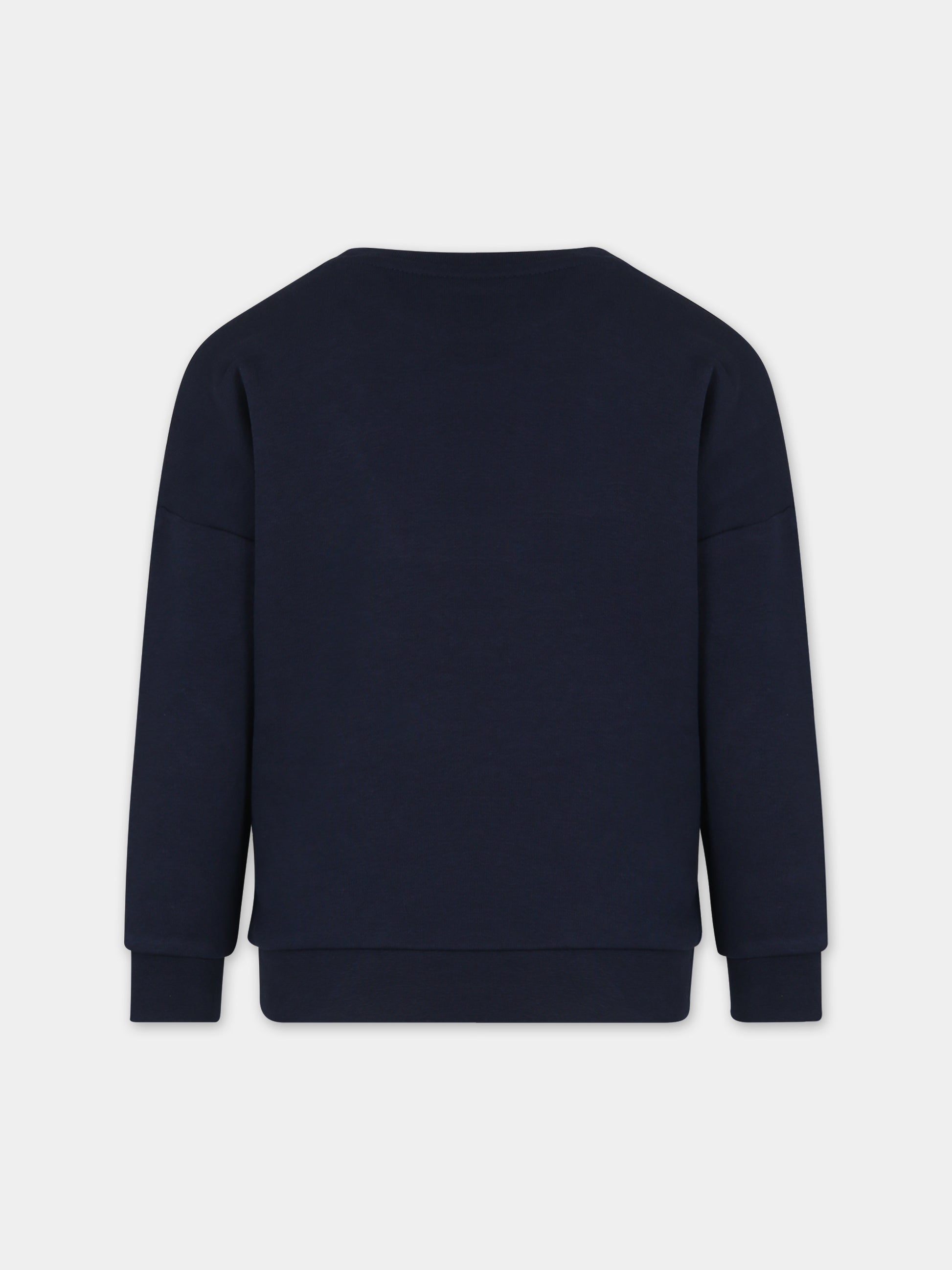 Felpa blu per bambino con logo,Boss,J25O41 849