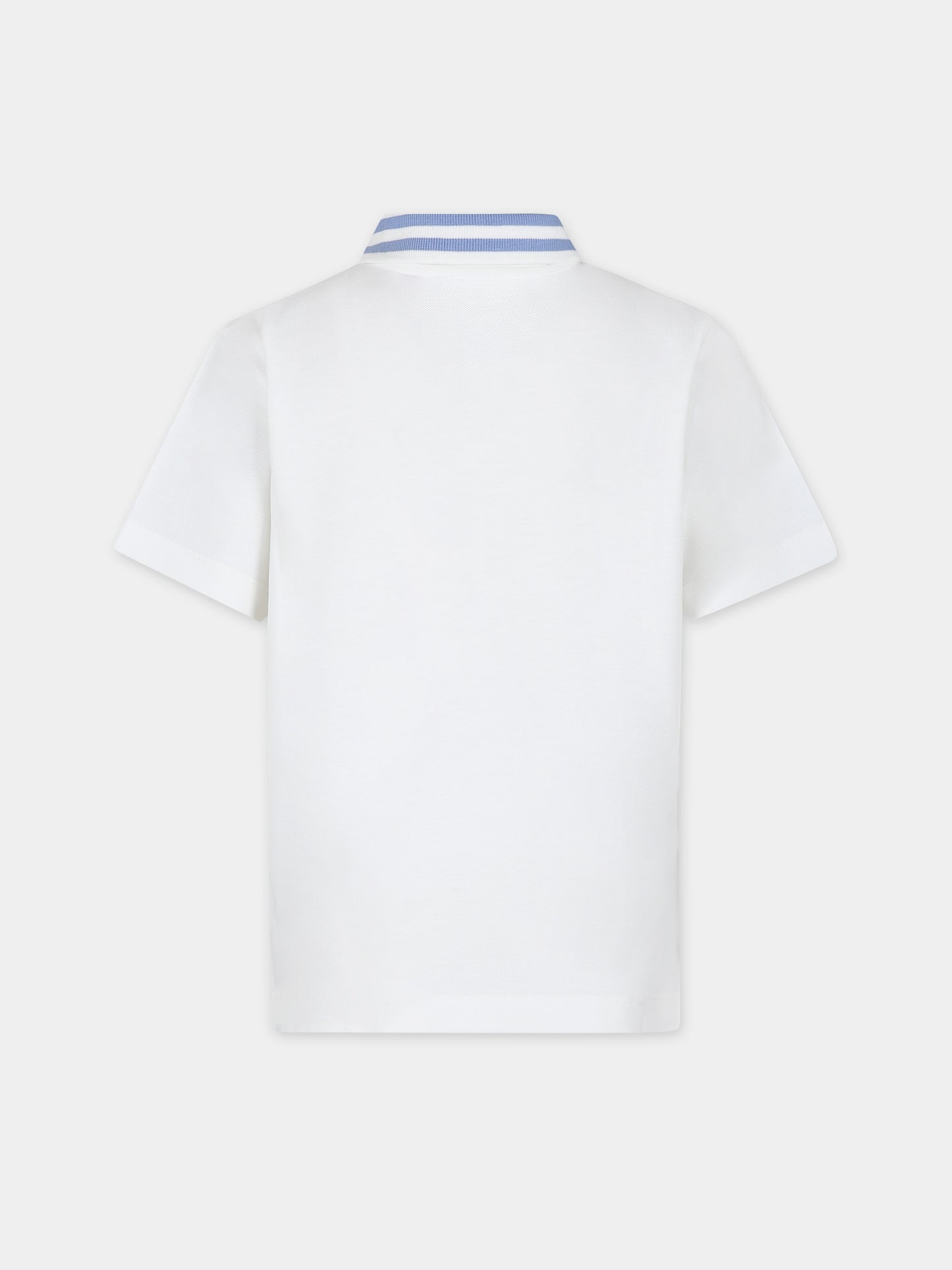 Polo avorio per bambino con Pegaso,Etro,GU8P31 Z2119 101AZ