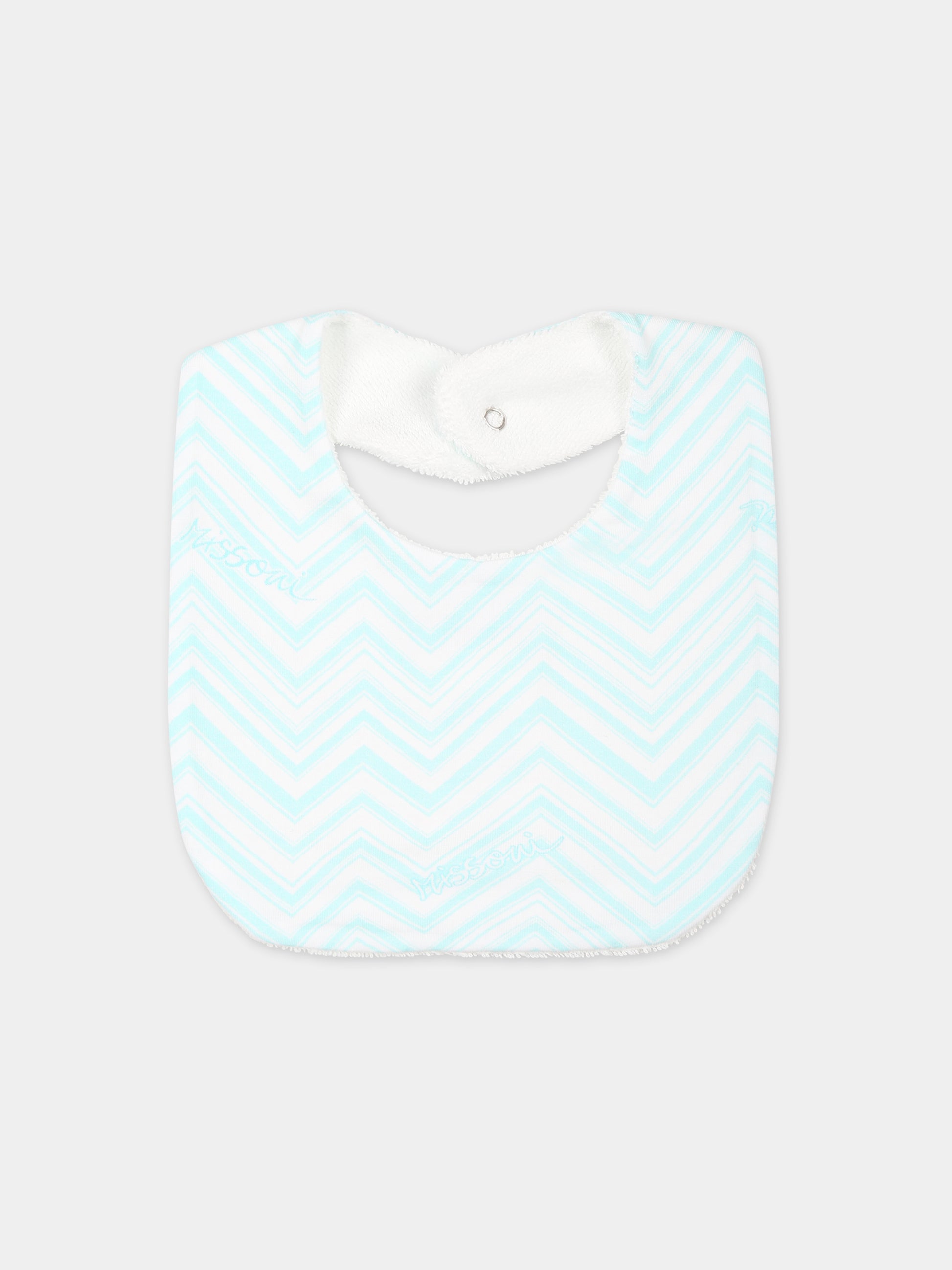 Set bianco per neonato con motivo chevron,Missoni,MUB540 J0394 100CE