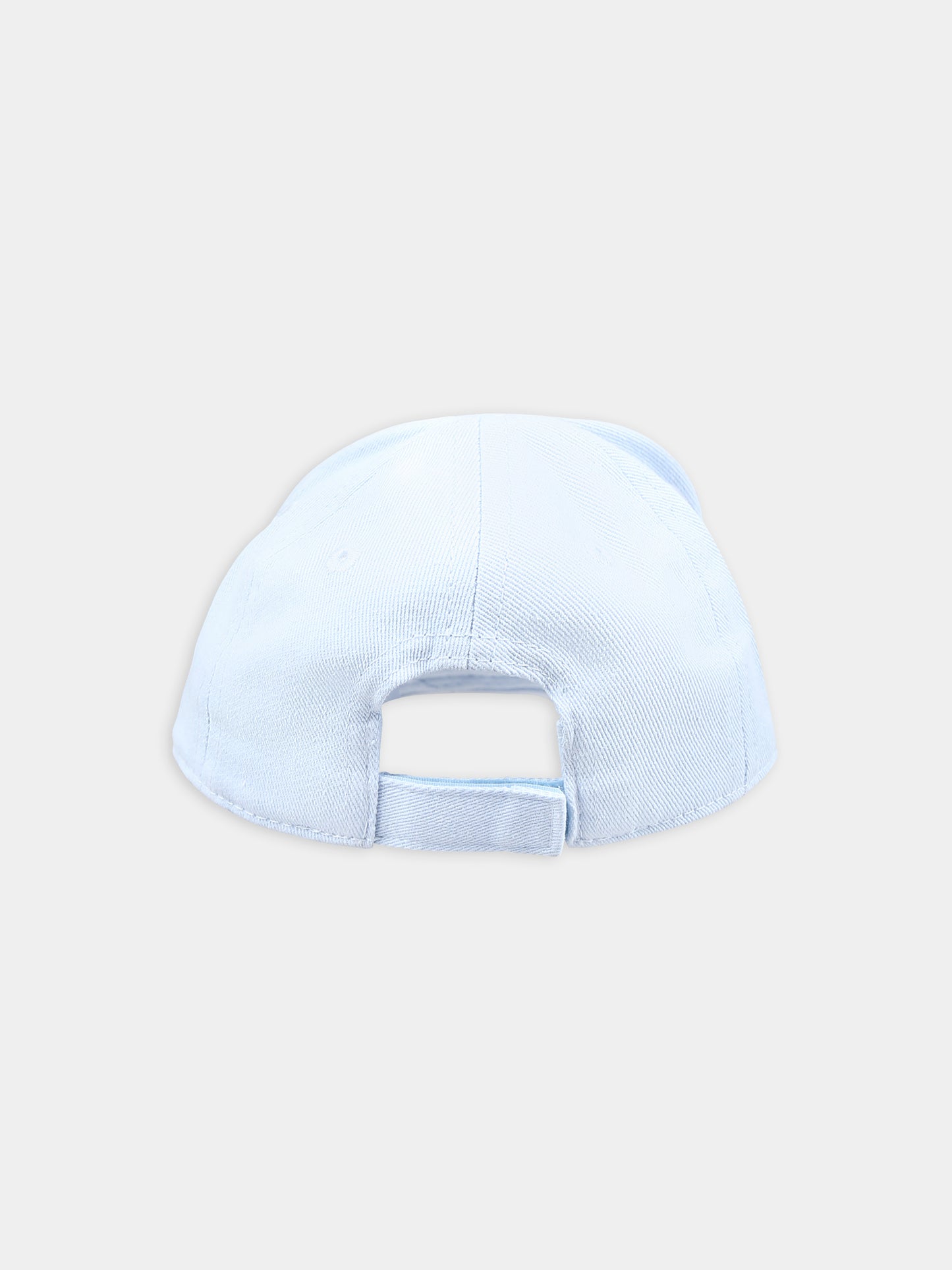 Cappello celeste per neonato con logo,Boss,J50977 783