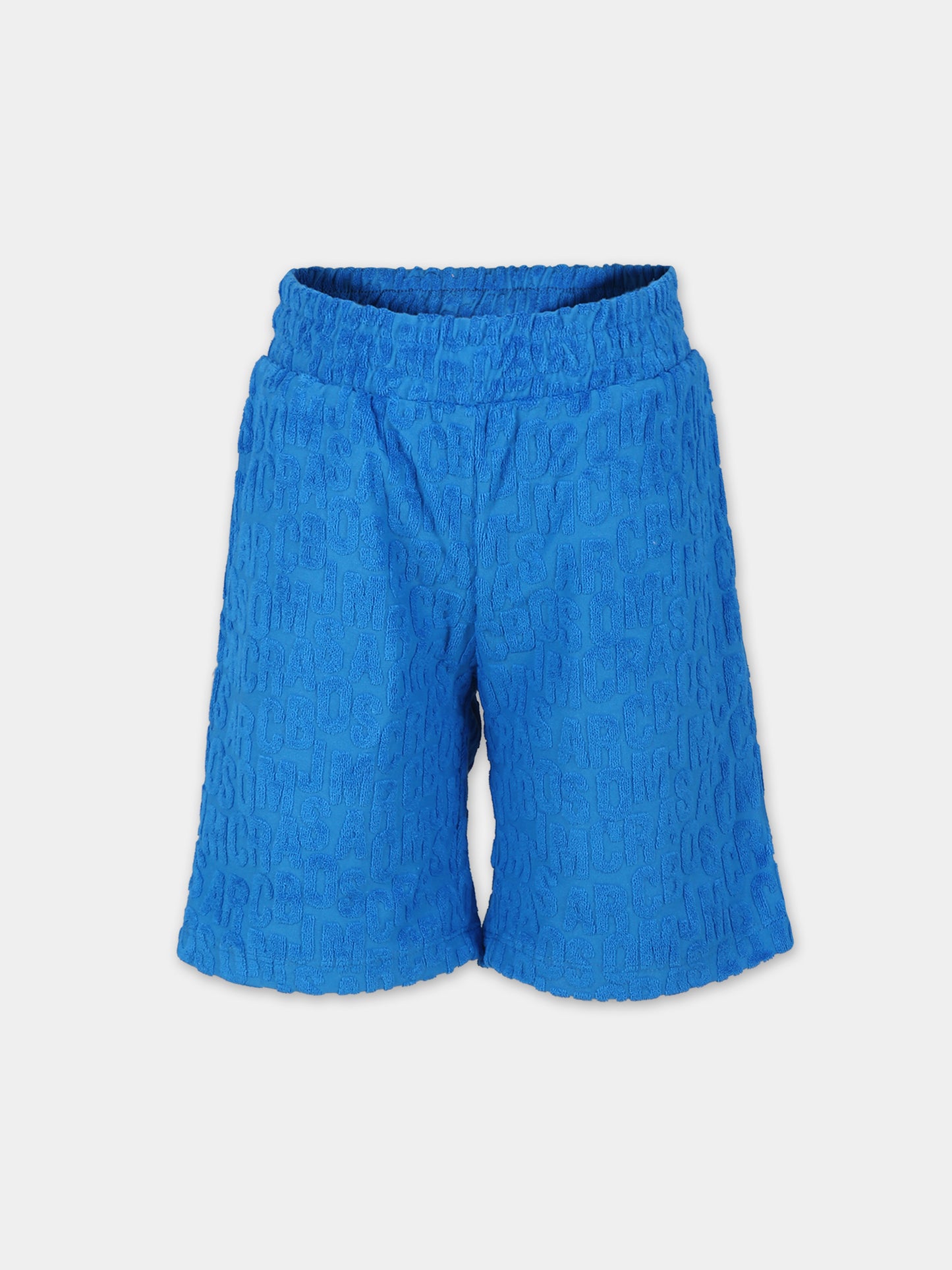 Shorts blu per bambino con logo,Marc Jacobs,W60095 873