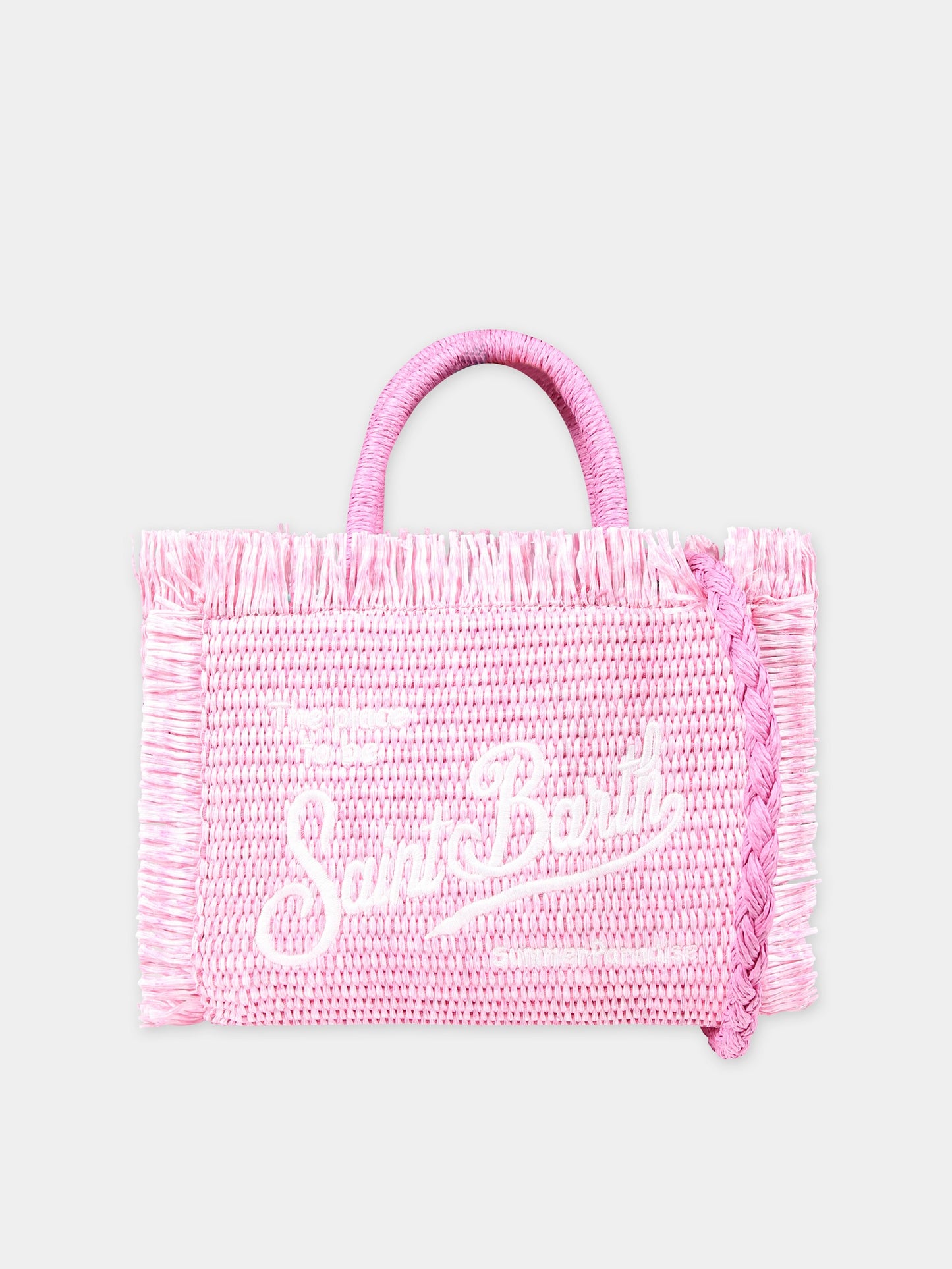 Borsa rosa per bambina con logo,Mc2 Saint Barth,VAMI009 01316F