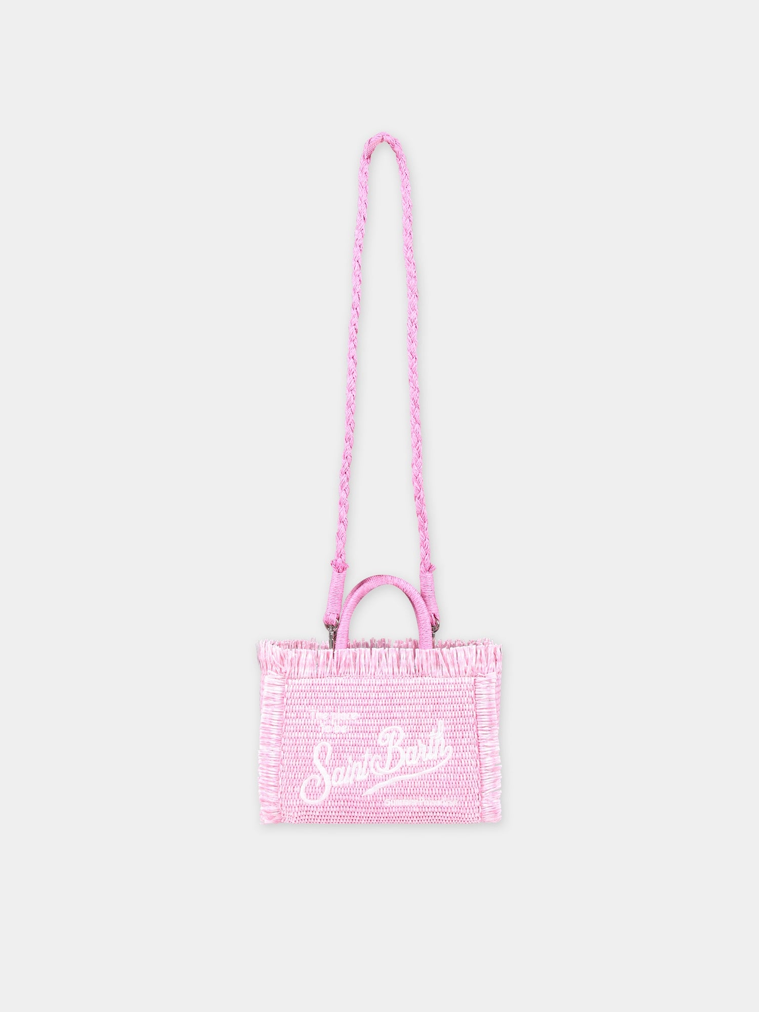 Borsa rosa per bambina con logo,Mc2 Saint Barth,VAMI009 01316F