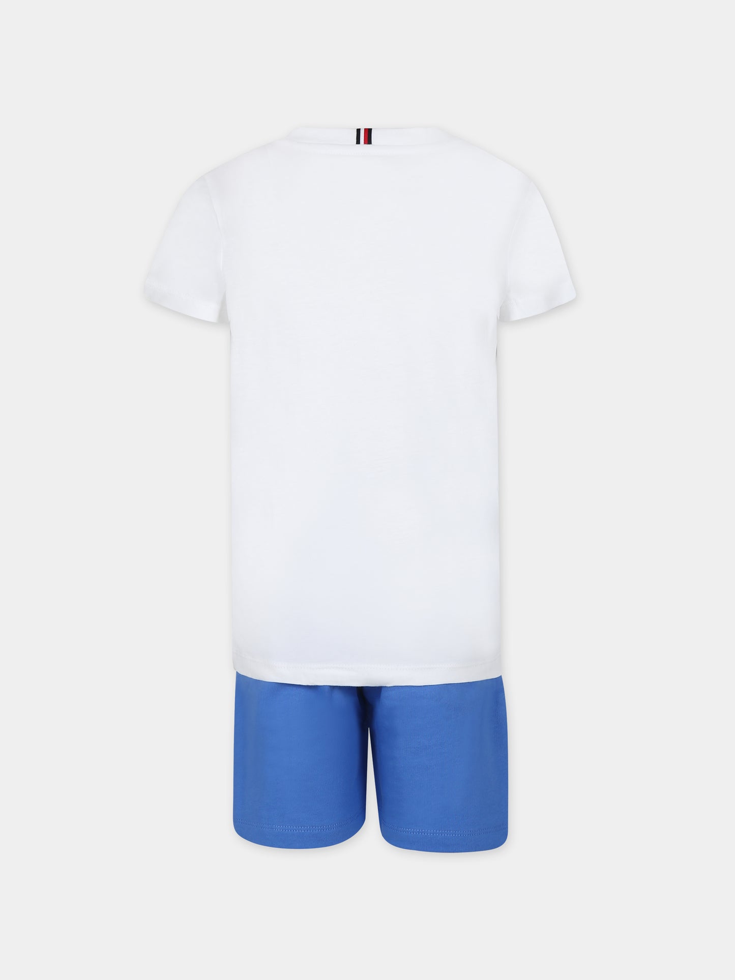 Completo bianco per bambino con logo,Tommy Hilfiger Junior,24STHKB0KB08829J C30