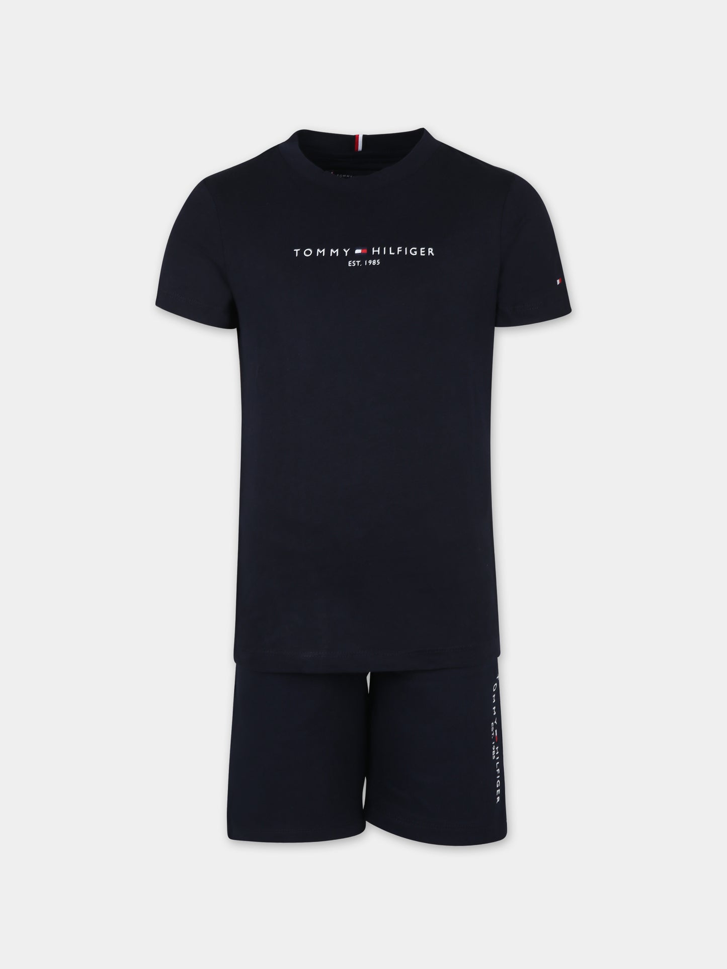 Completo blu per bambino con logo,Tommy Hilfiger Junior,24STHKB0KB08829J DW