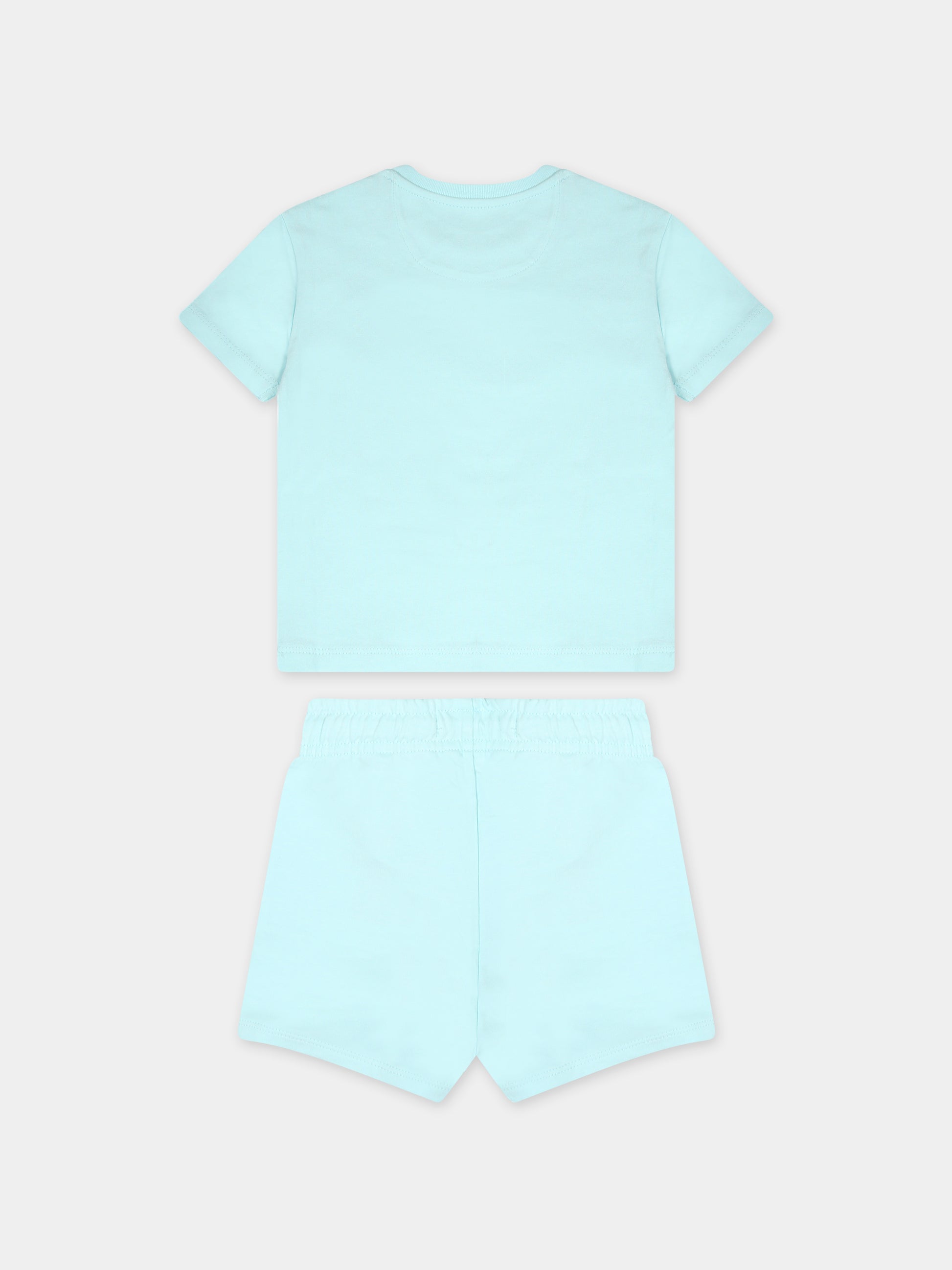 Completo celeste per neonati con logo,Calvin Klein Kids,24SCKIN0IN00176 CCP