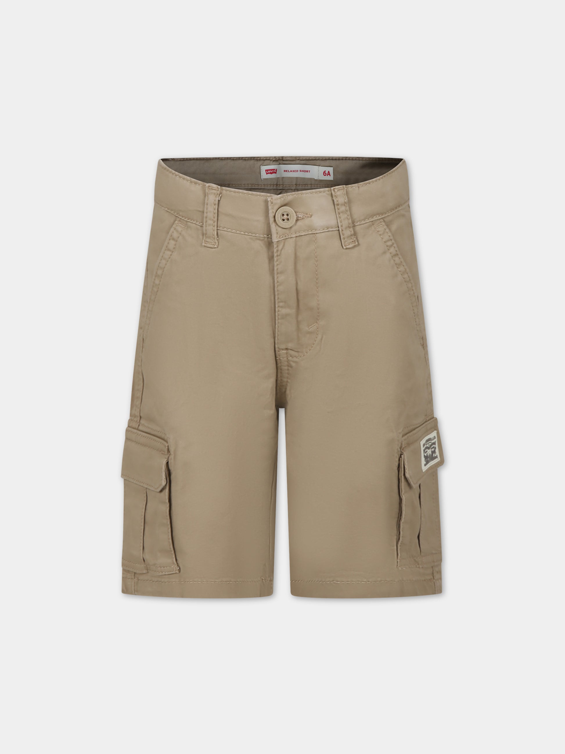 Shorts casual marrone per bambino,Levi's Kids,24SMLK8EK797 Y16