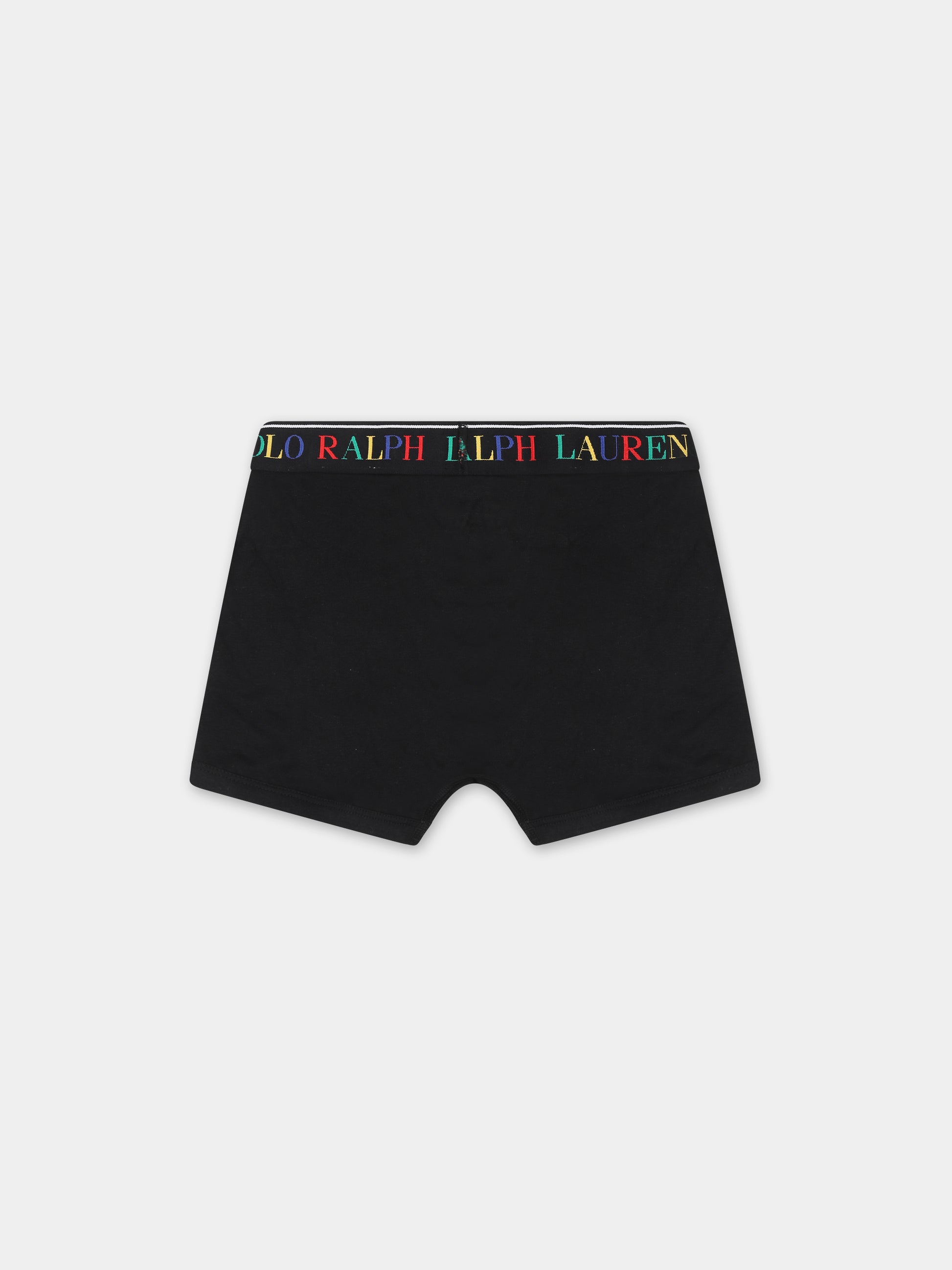 Set boxer multicolor per bambino con cavallino e logo,Ralph Lauren Kids,RL9P5015 9P5015 K0O