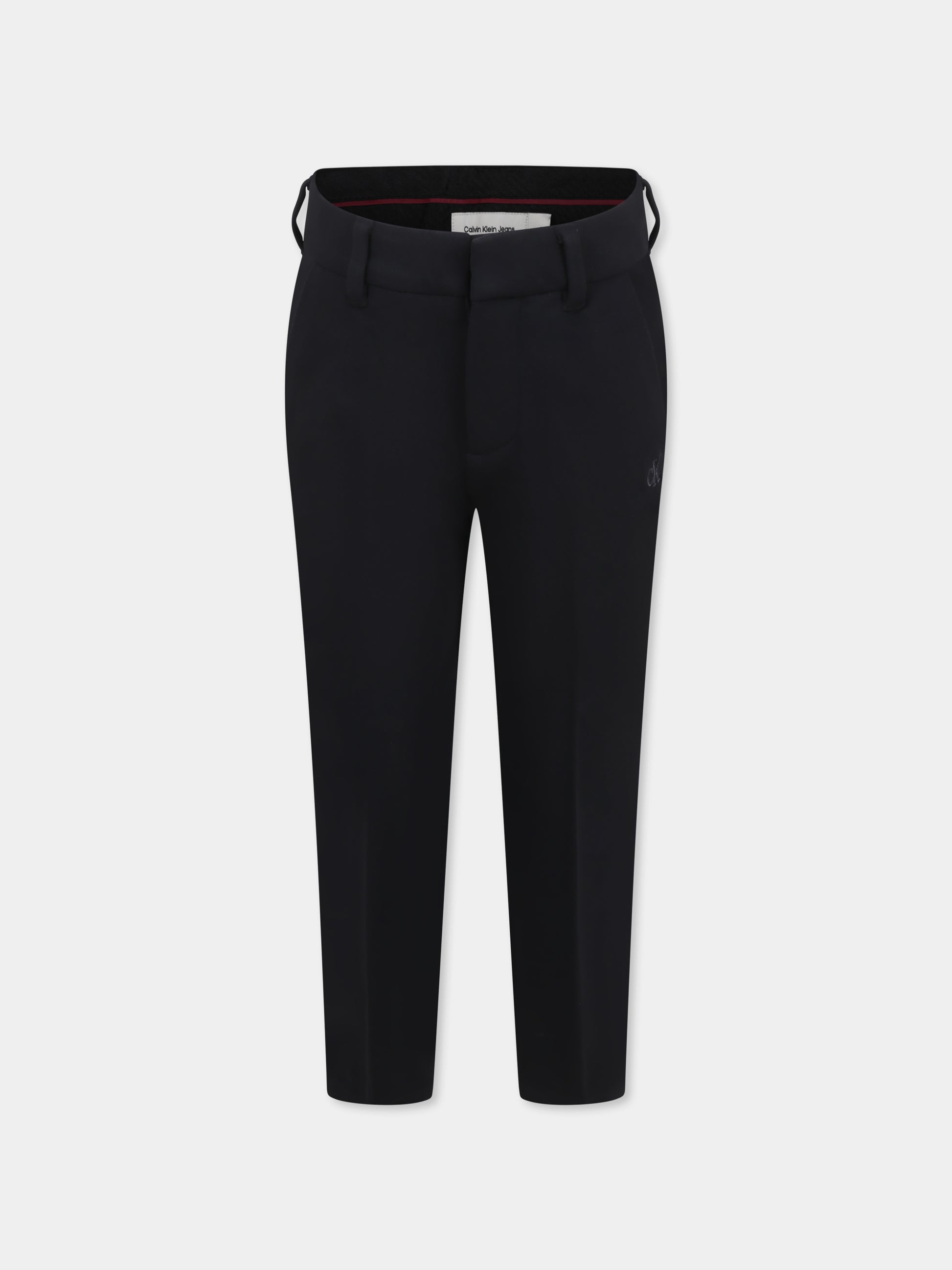 Pantaloni neri per bambino con logo,Calvin Klein Kids,24F CKIB0IB02341J IB0IB02341 BEH