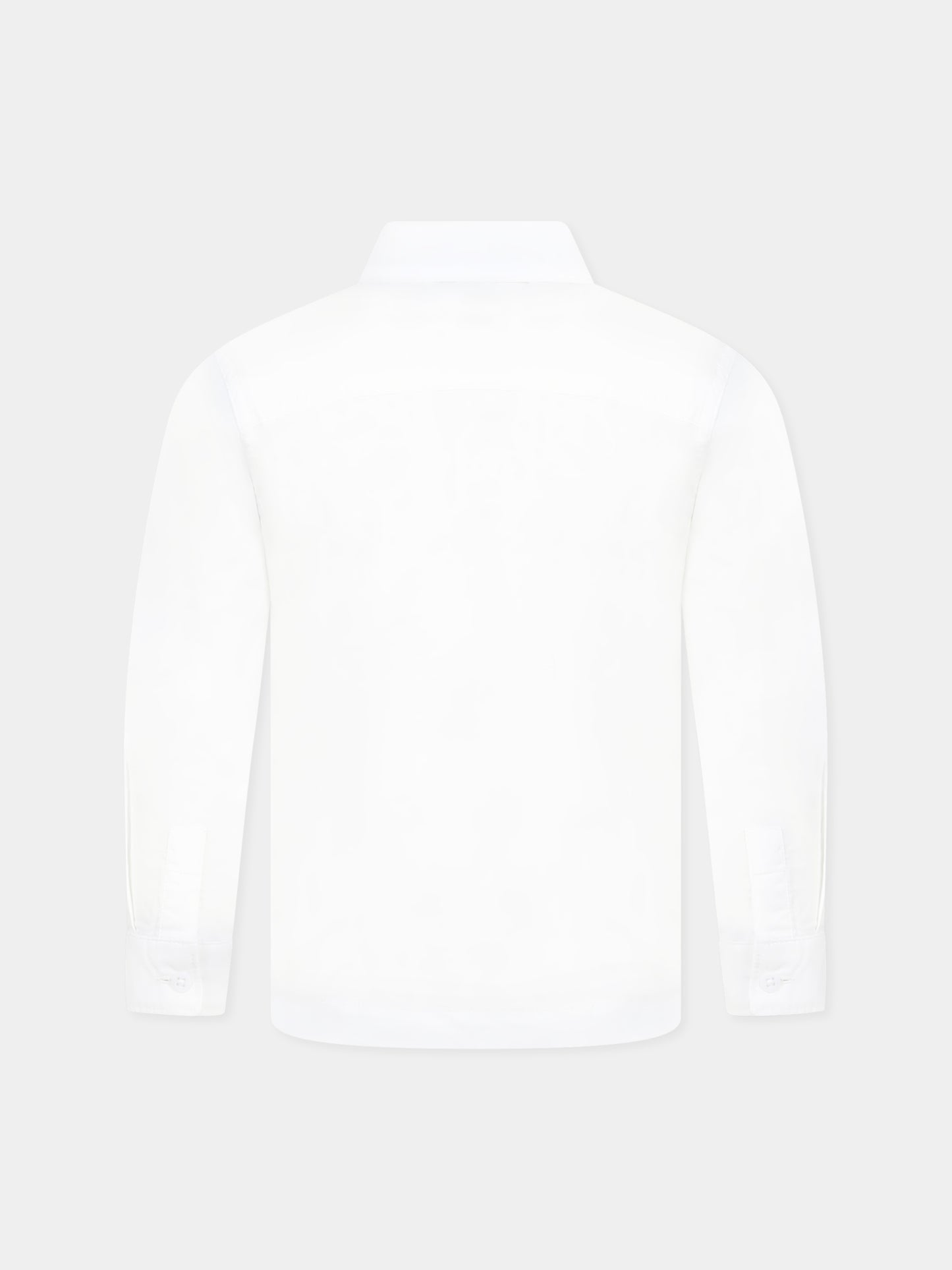 Camicia bianca per bambino con logo,Calvin Klein Kids,24F CKIB0IB02392J IB0IB02392 YAF