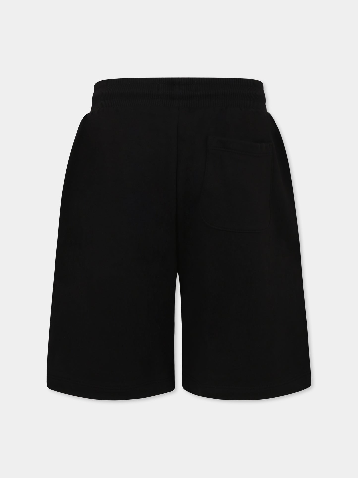 Shorts neri per bambino con logo,Calvin Klein Kids,24F CKIU0IU00578T IU0IU00578 BEH