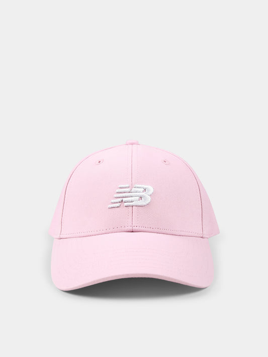 Cappello rosa per bambina con logo,New Balance,NOS NBLAKB0079 LAKB0079 LIR